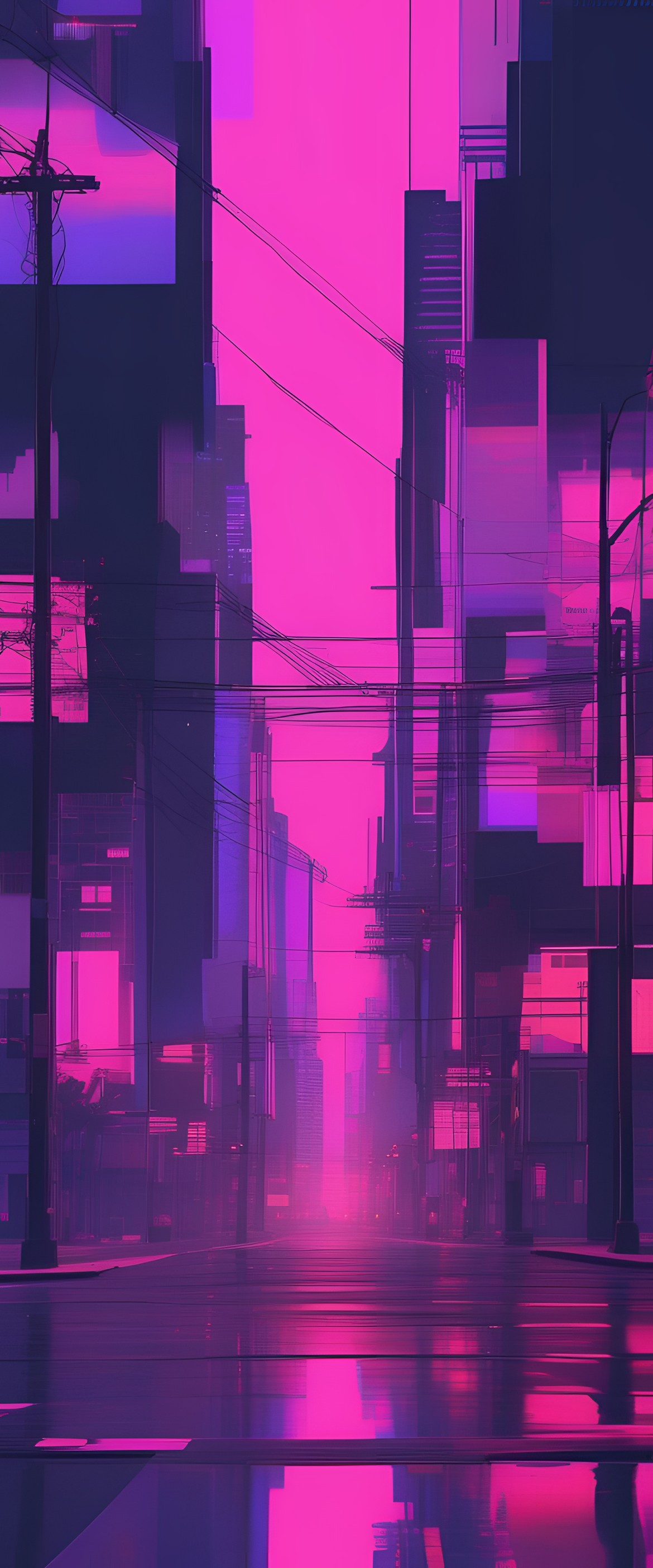 Abstract glitched aesthetic wallpaper.