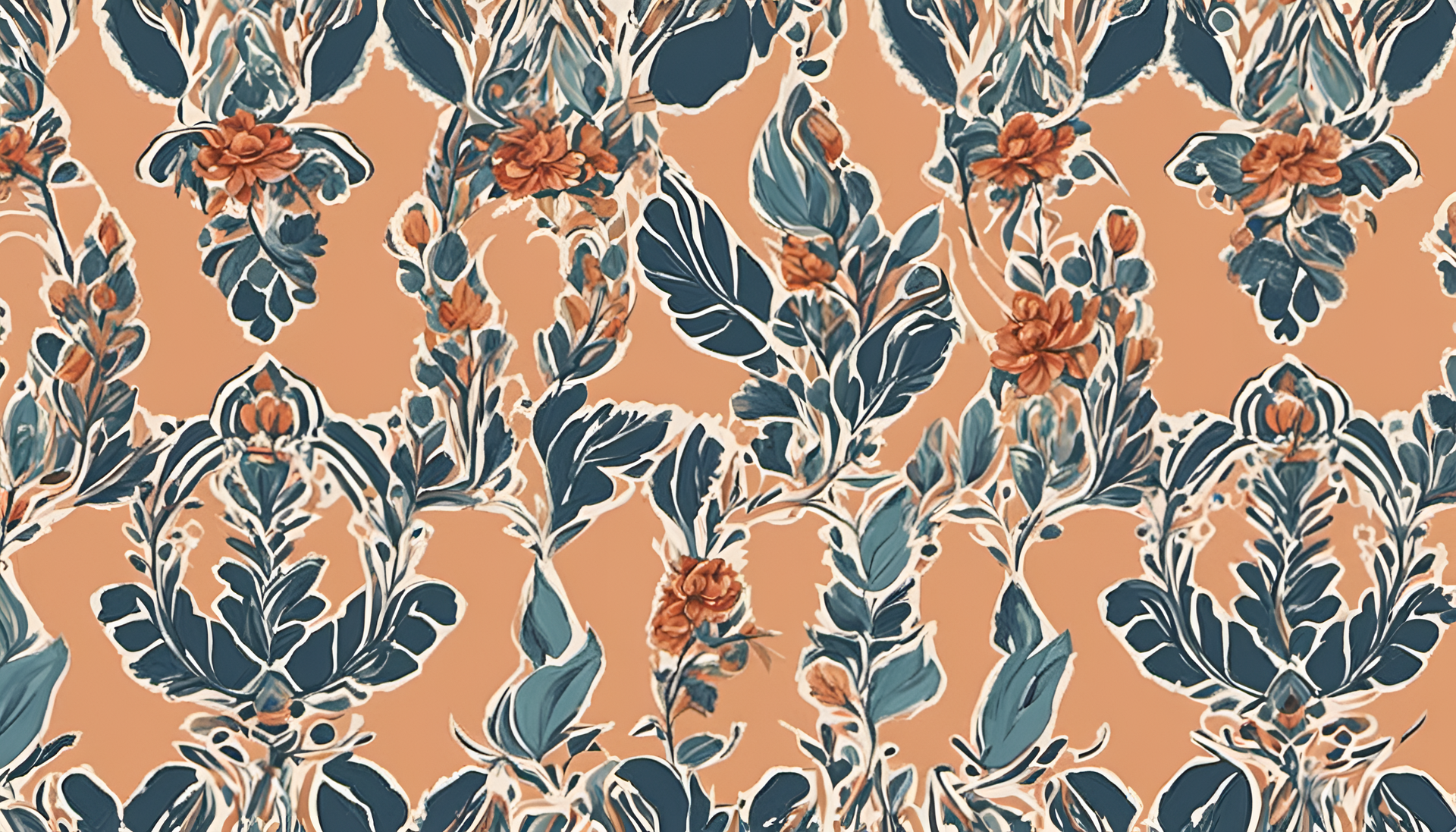 Stylized boho-inspired wallpaper.