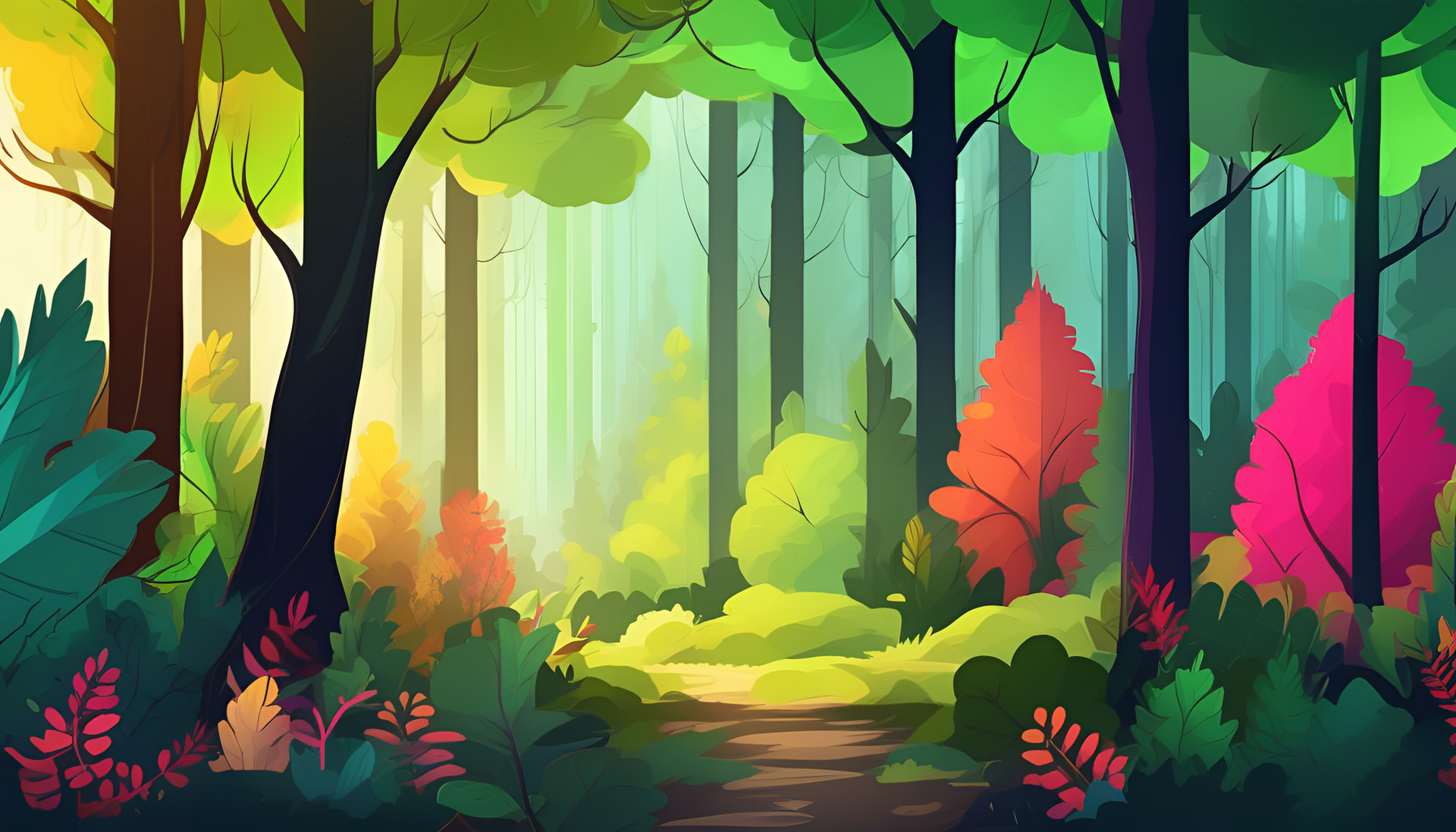 A Forest Background