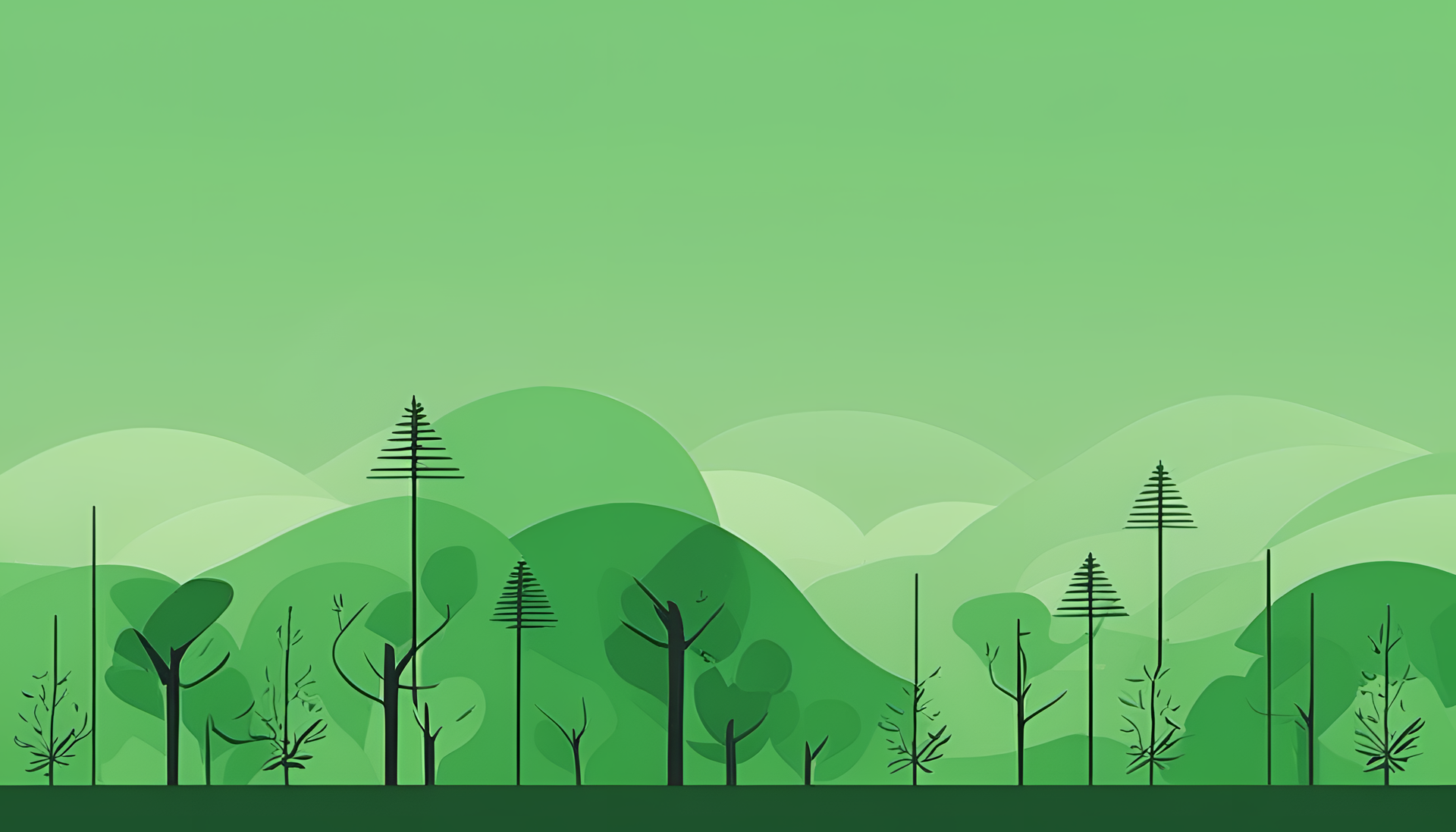 Minimalist green wallpaper design.