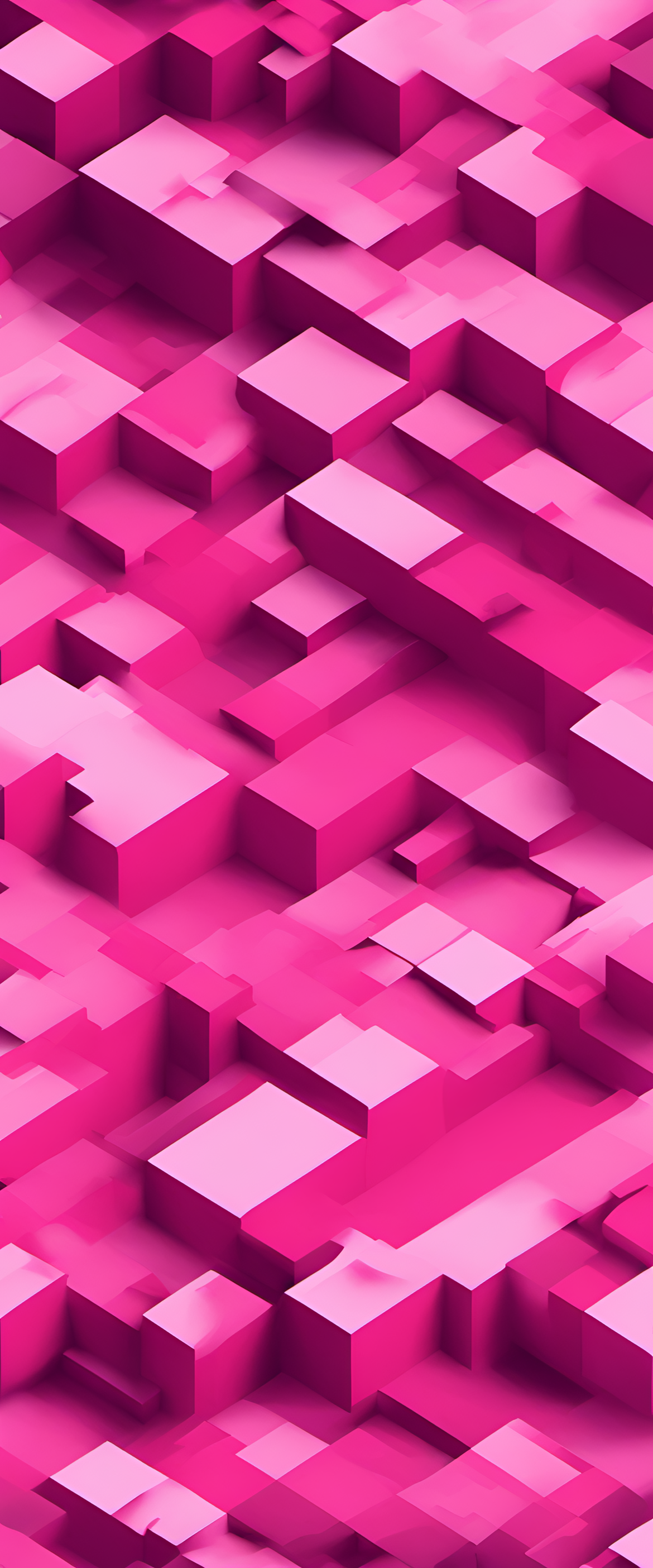 Pink pixel art wallpaper.