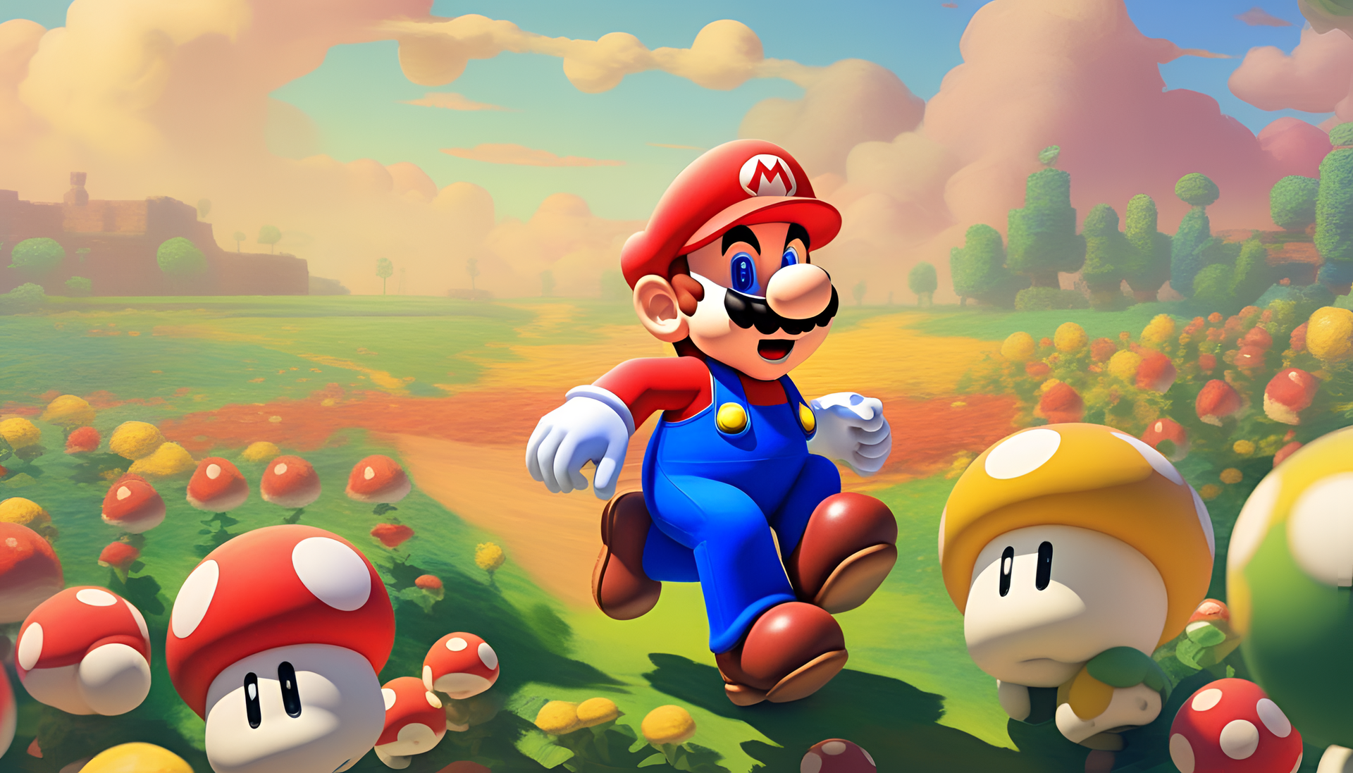 A Mario Background