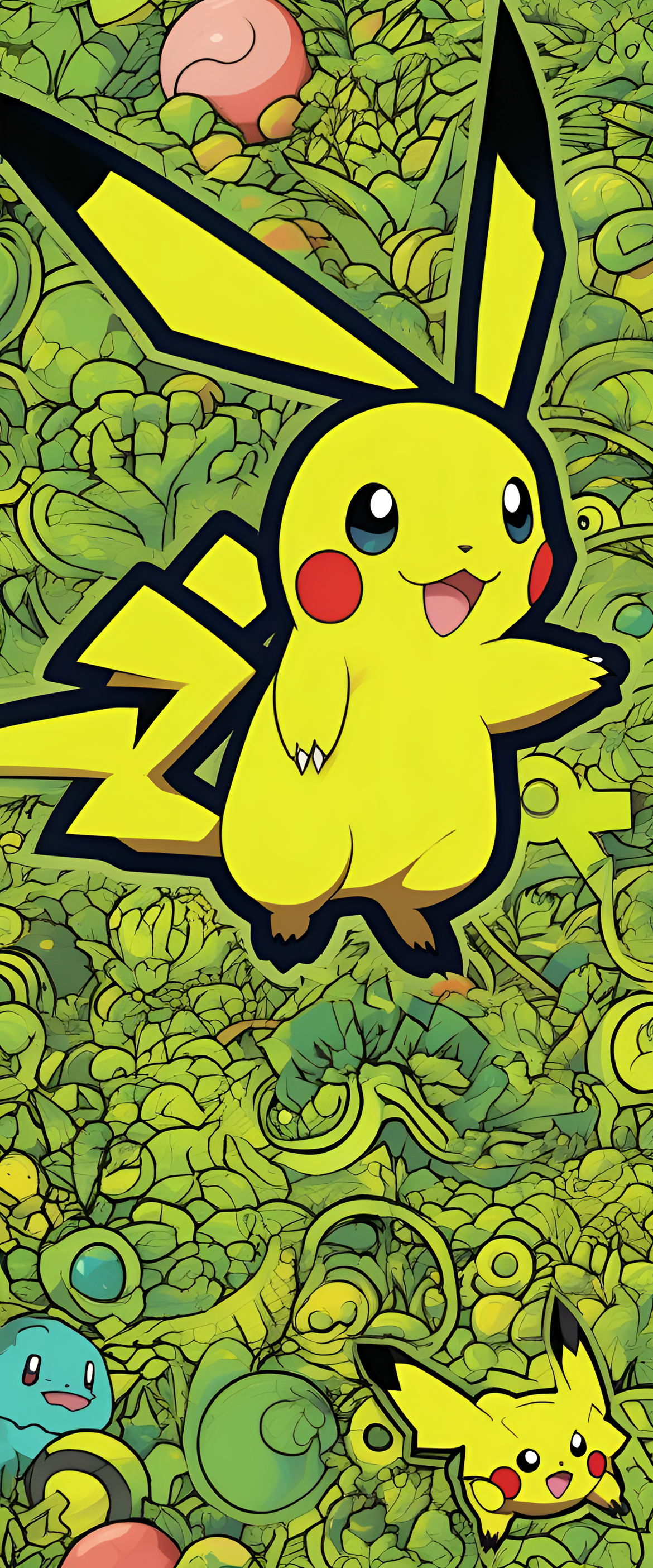 A Cool Green Pokemon Background