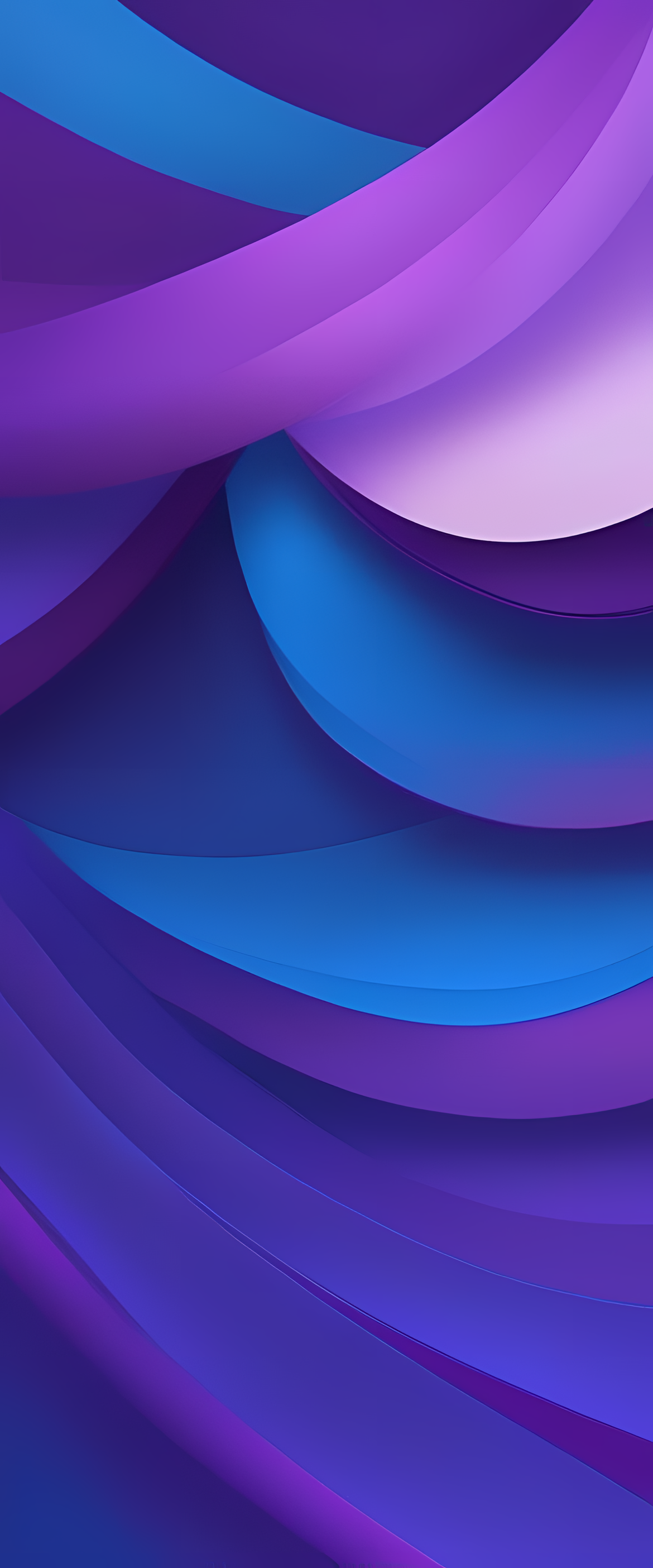 Purple-hued abstract wallpaper with shades of blue as the background.