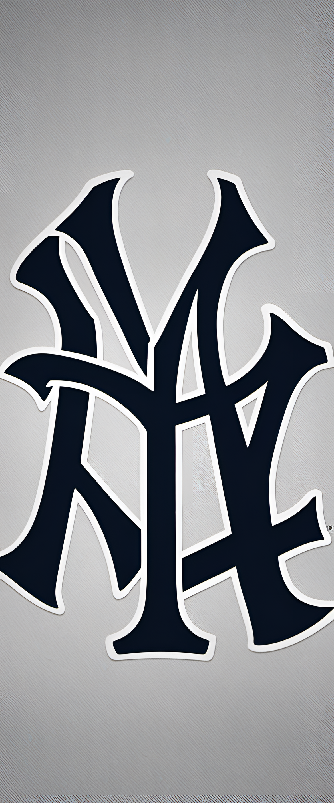 Yankees logo on phone wallpaper