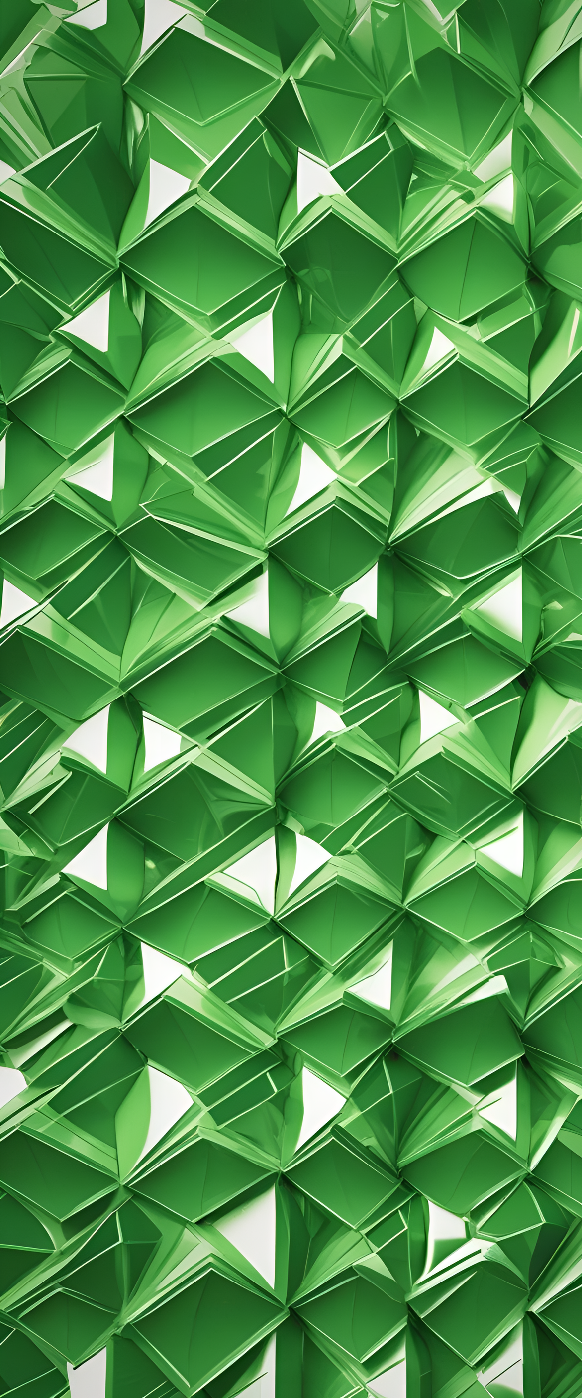 Award-winning green wallpaper.