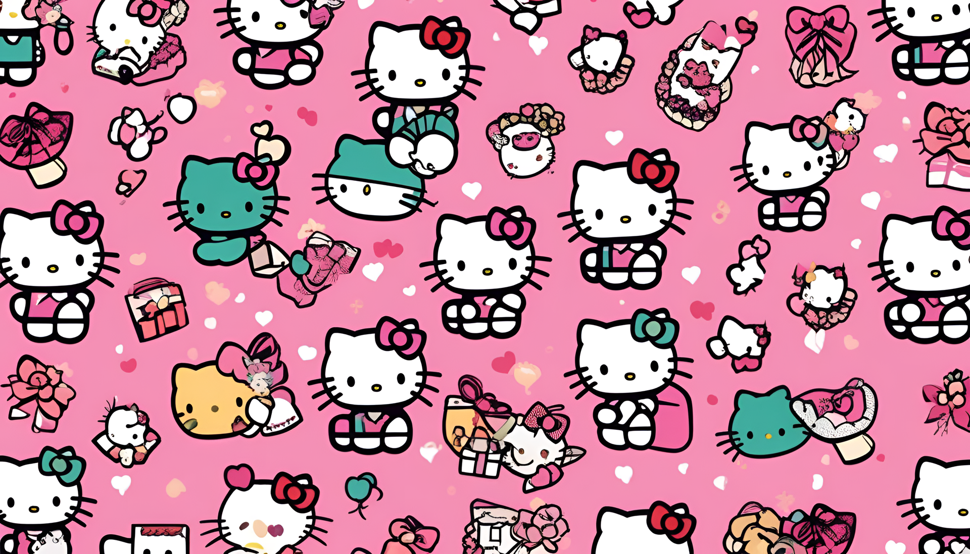 A Hello Kitty Background