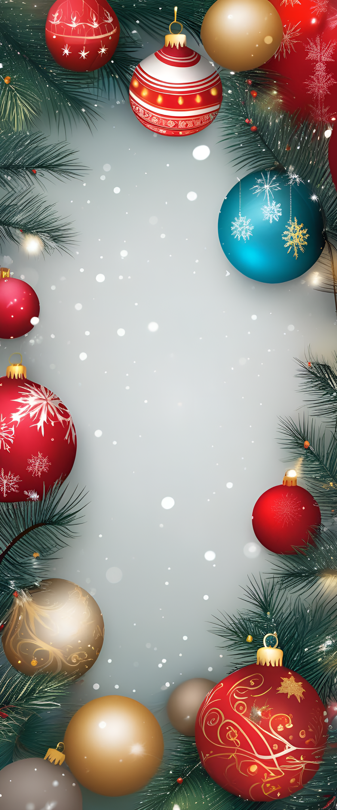 Colorful Christmas background with festive design.