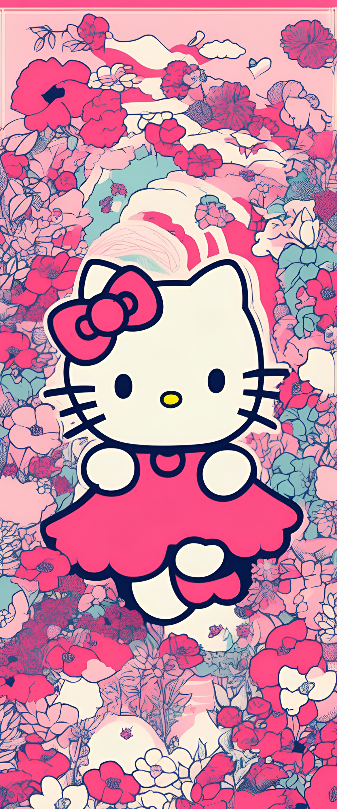 A Hello Kitty Background