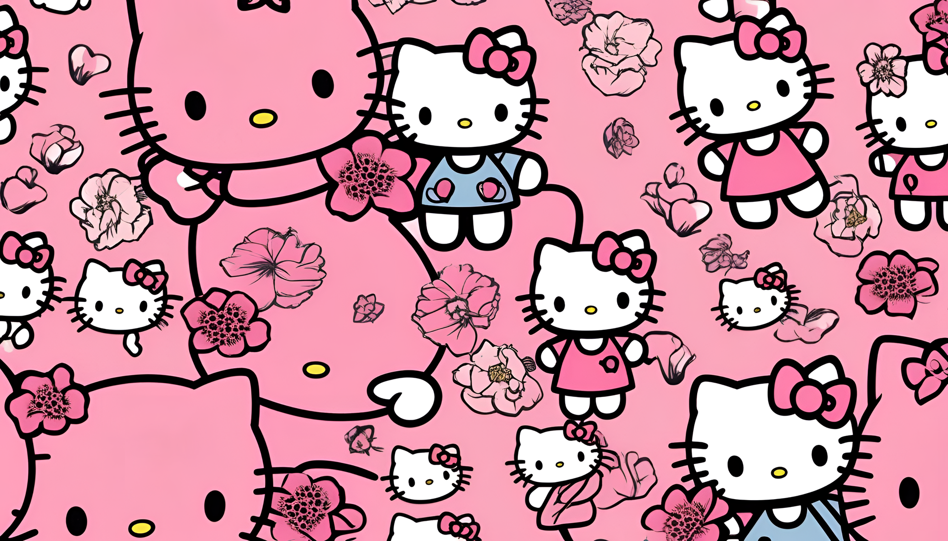 A Hello Kitty Background