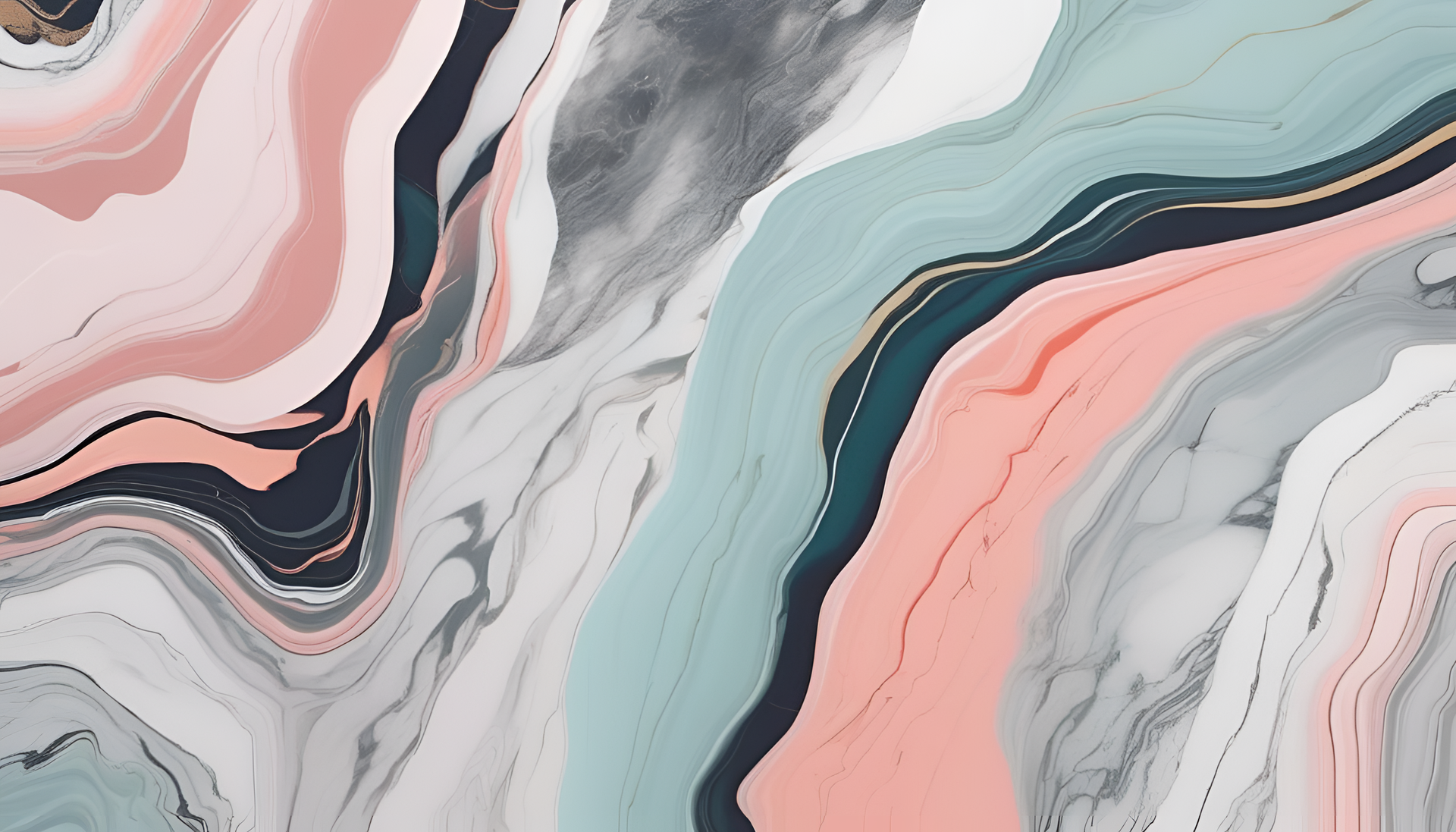 Minimalist marble wallpaper with colorful background.