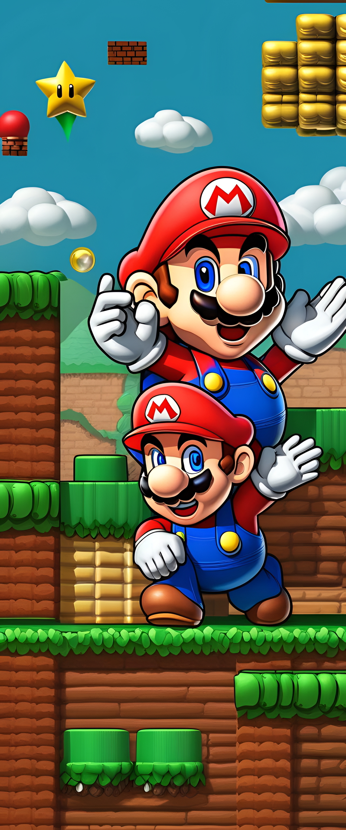 A Mario Background