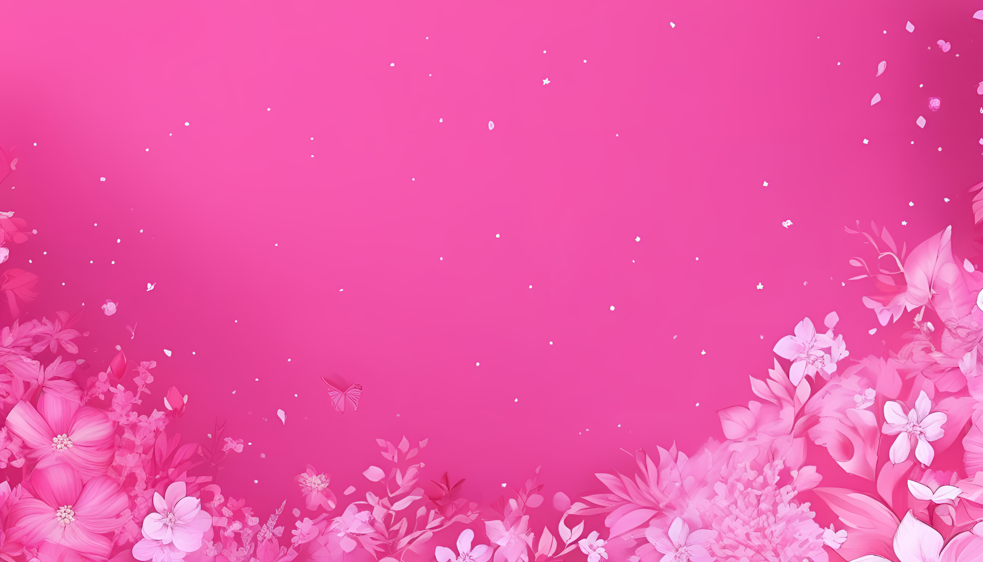 Vibrant pink background with smooth design.