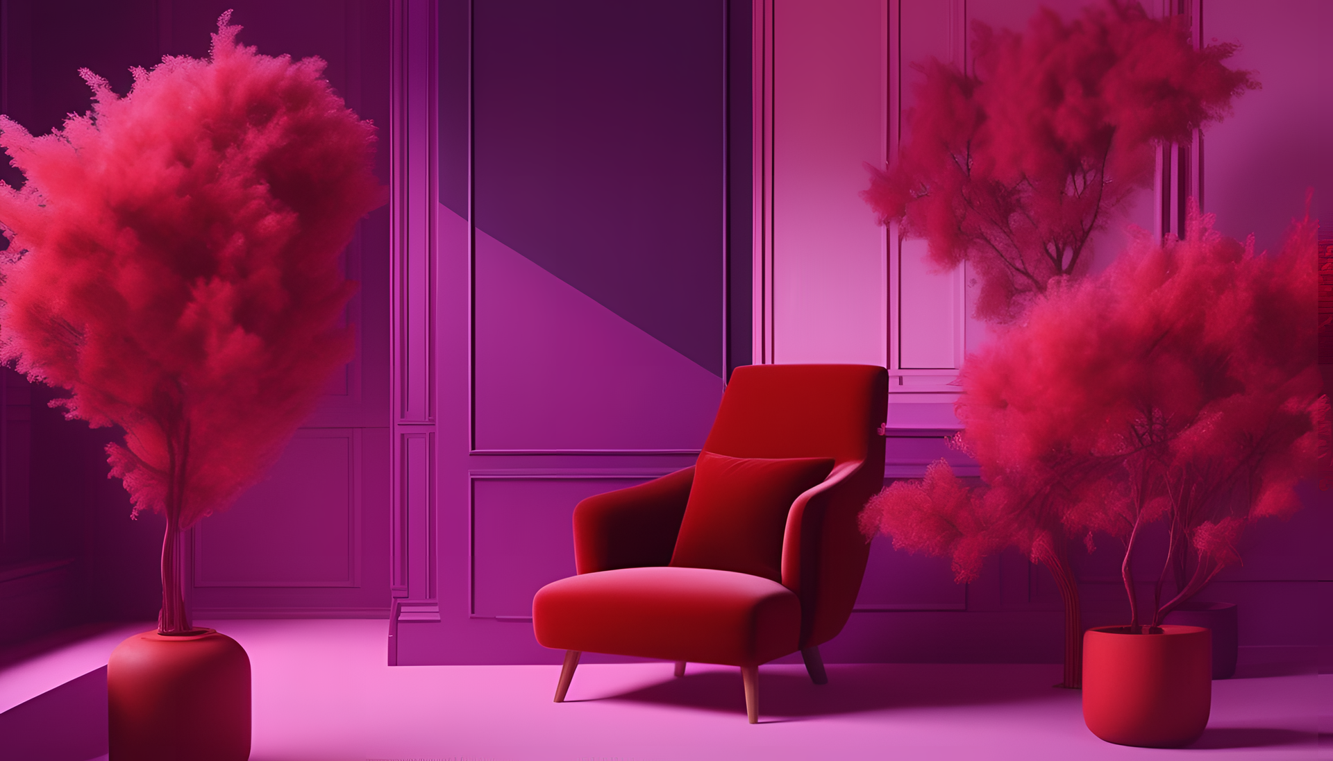 Vibrant purple aesthetic wallpaper.