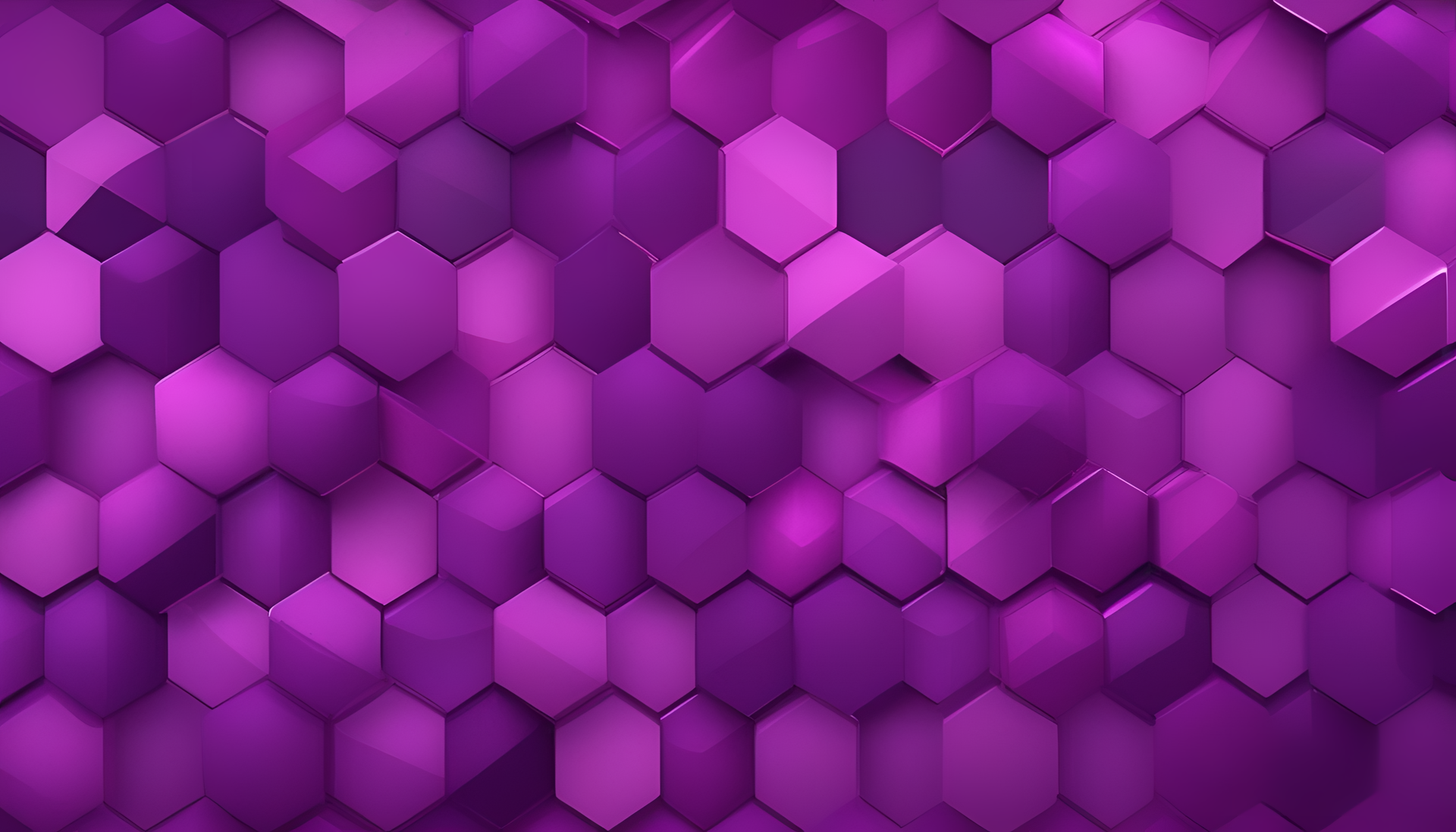 Vibrant purple background with intricate patterns.