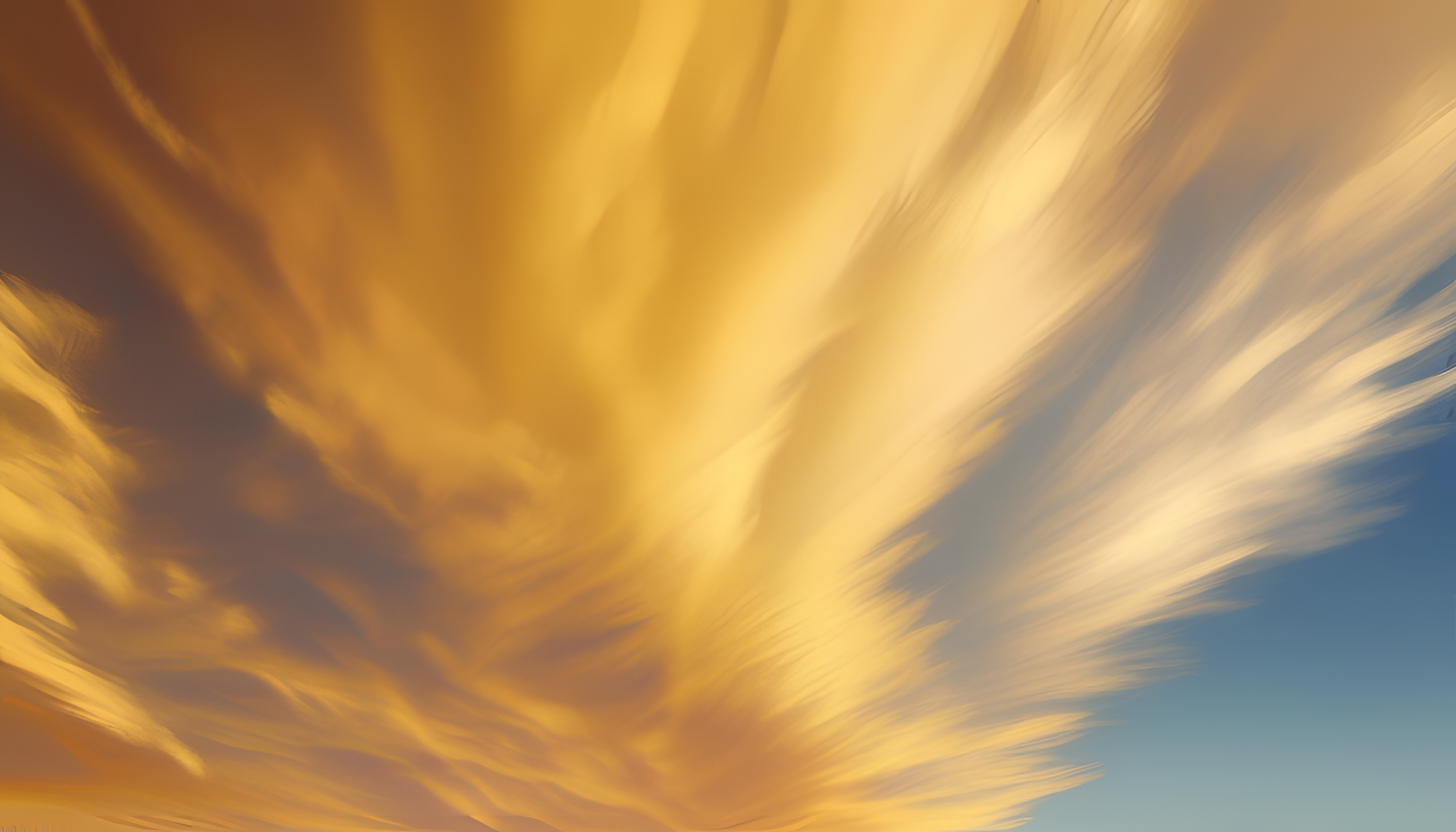 A Golden Sky Background