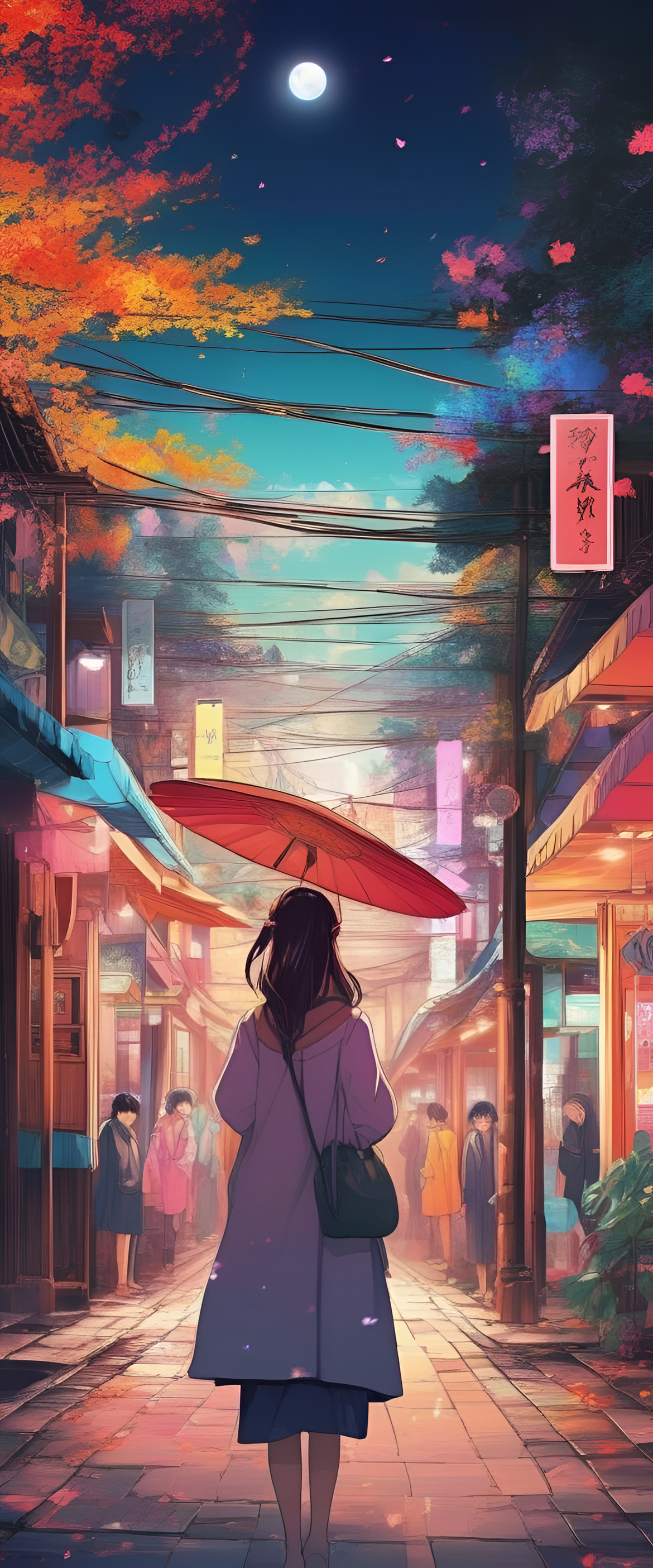 Vibrant anime artwork featuring colorful characters and captivating scenes.