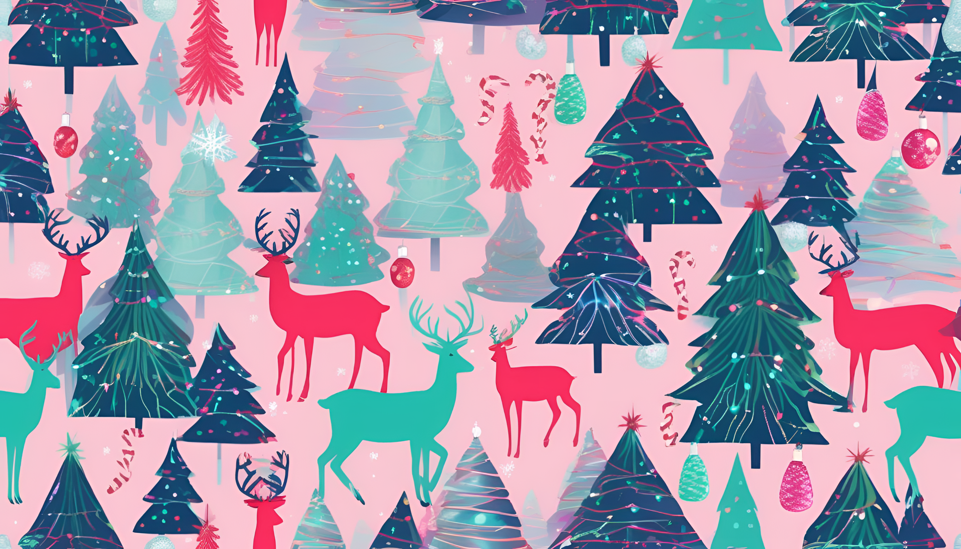 A Preppy Christmas Wallpaper