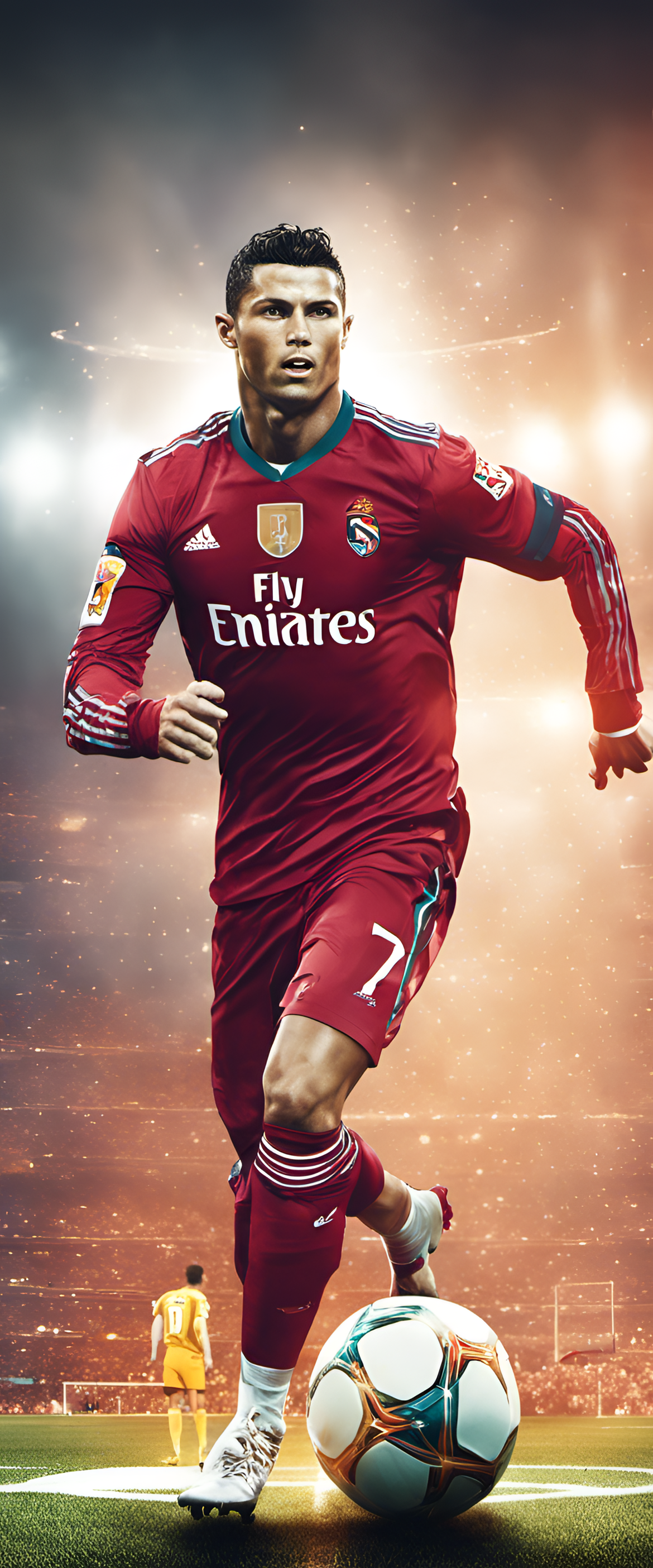 Cinematic Cristiano Ronaldo wallpaper.