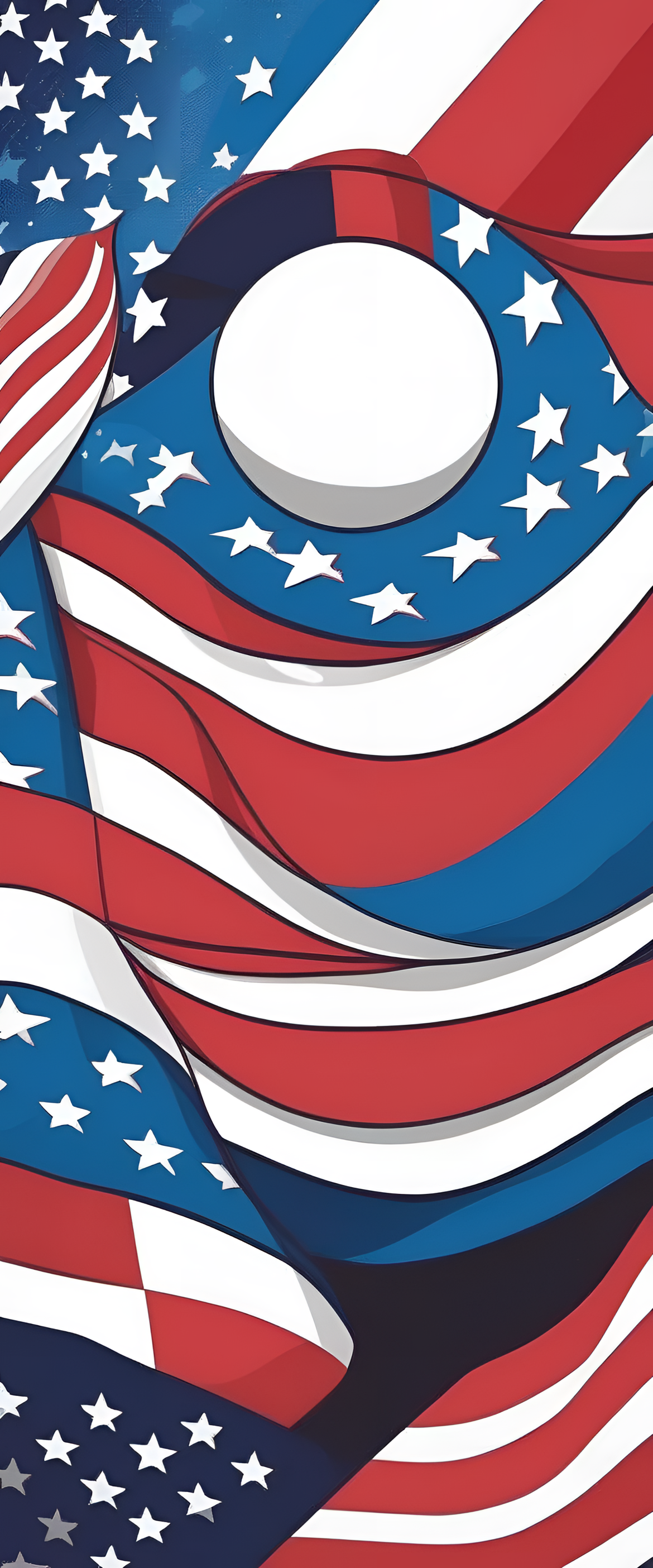 An American Flag Background