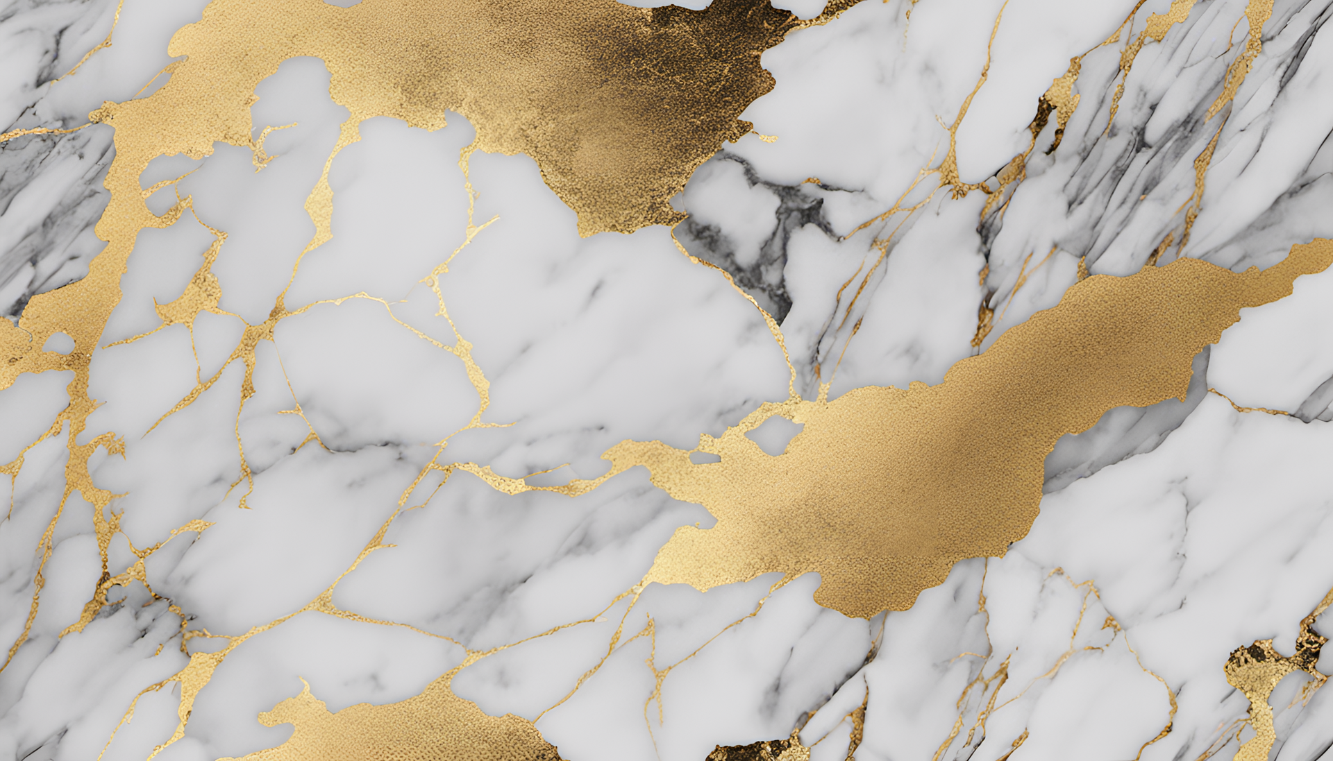 Vibrant geometric pattern in marble and gold colors.