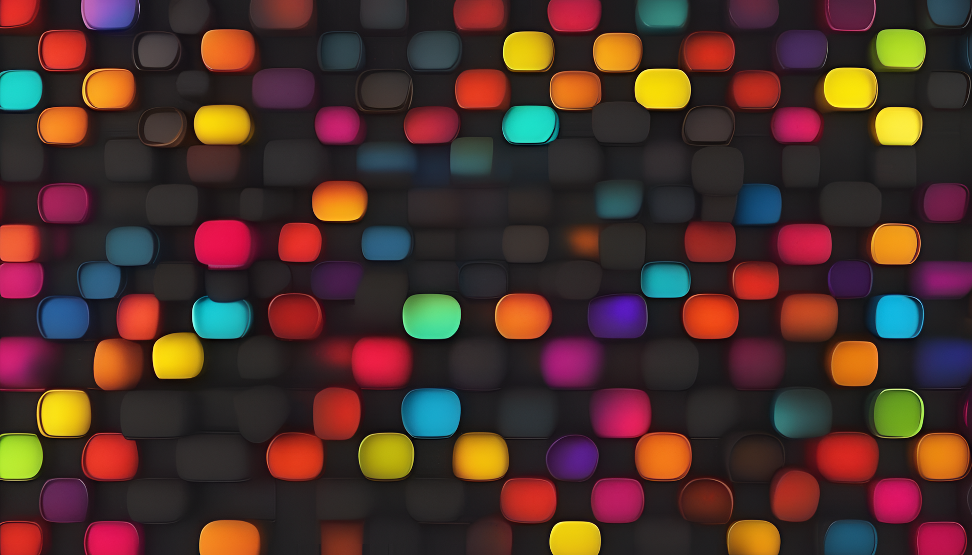 Colorful abstract design on black background.