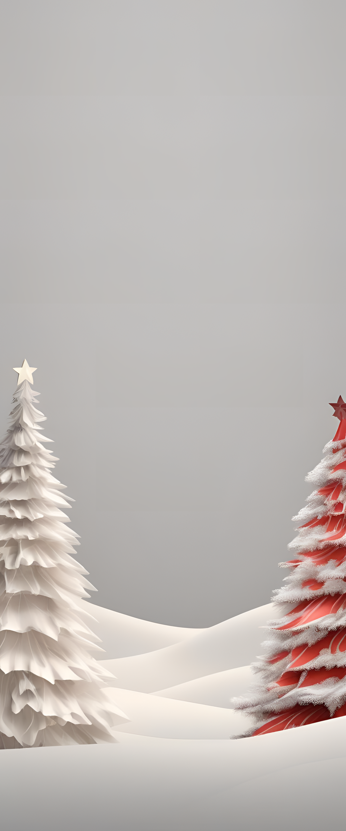 Minimalist Christmas wallpaper with award-winning design