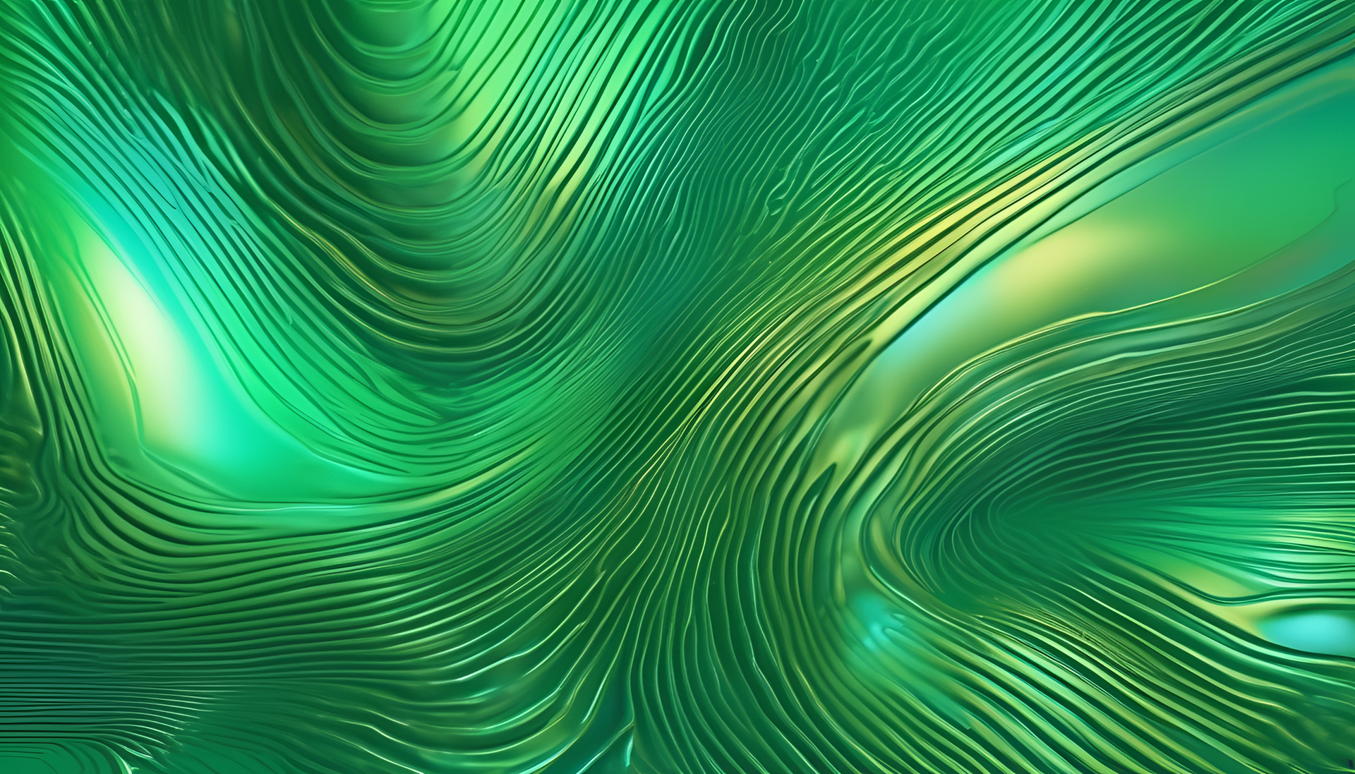 Vibrant green fractal pattern