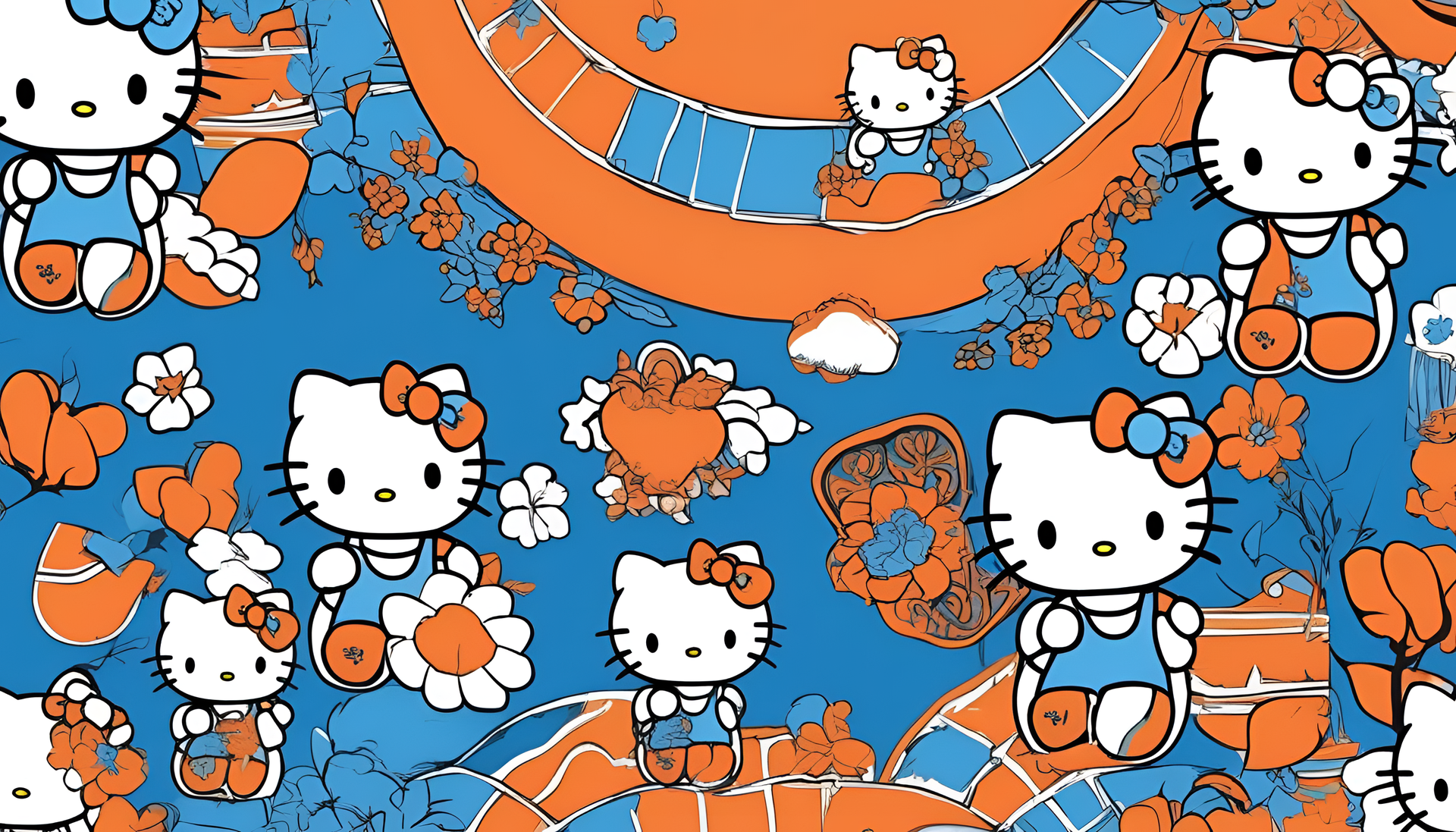 A Hello Kitty Background