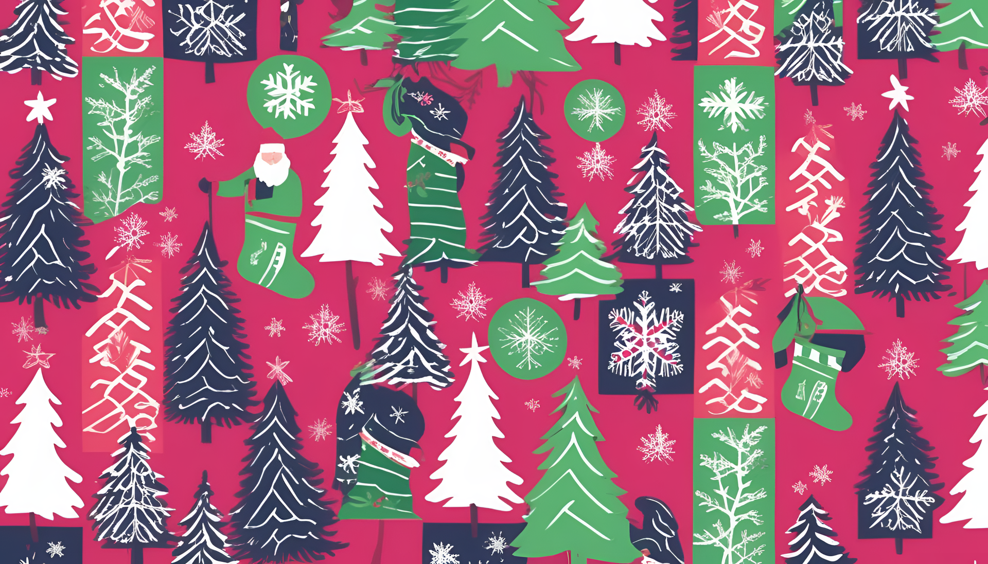 A Preppy Christmas Wallpaper