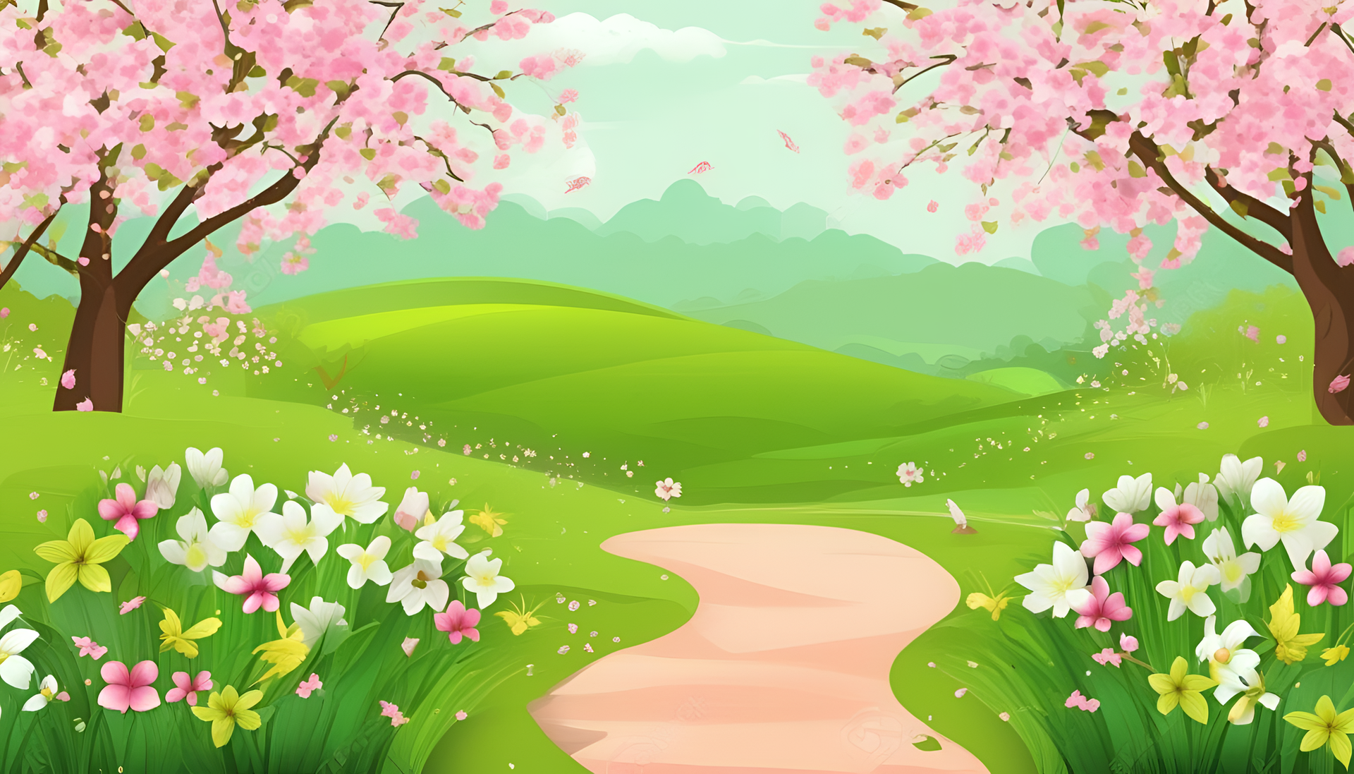 A Spring Background