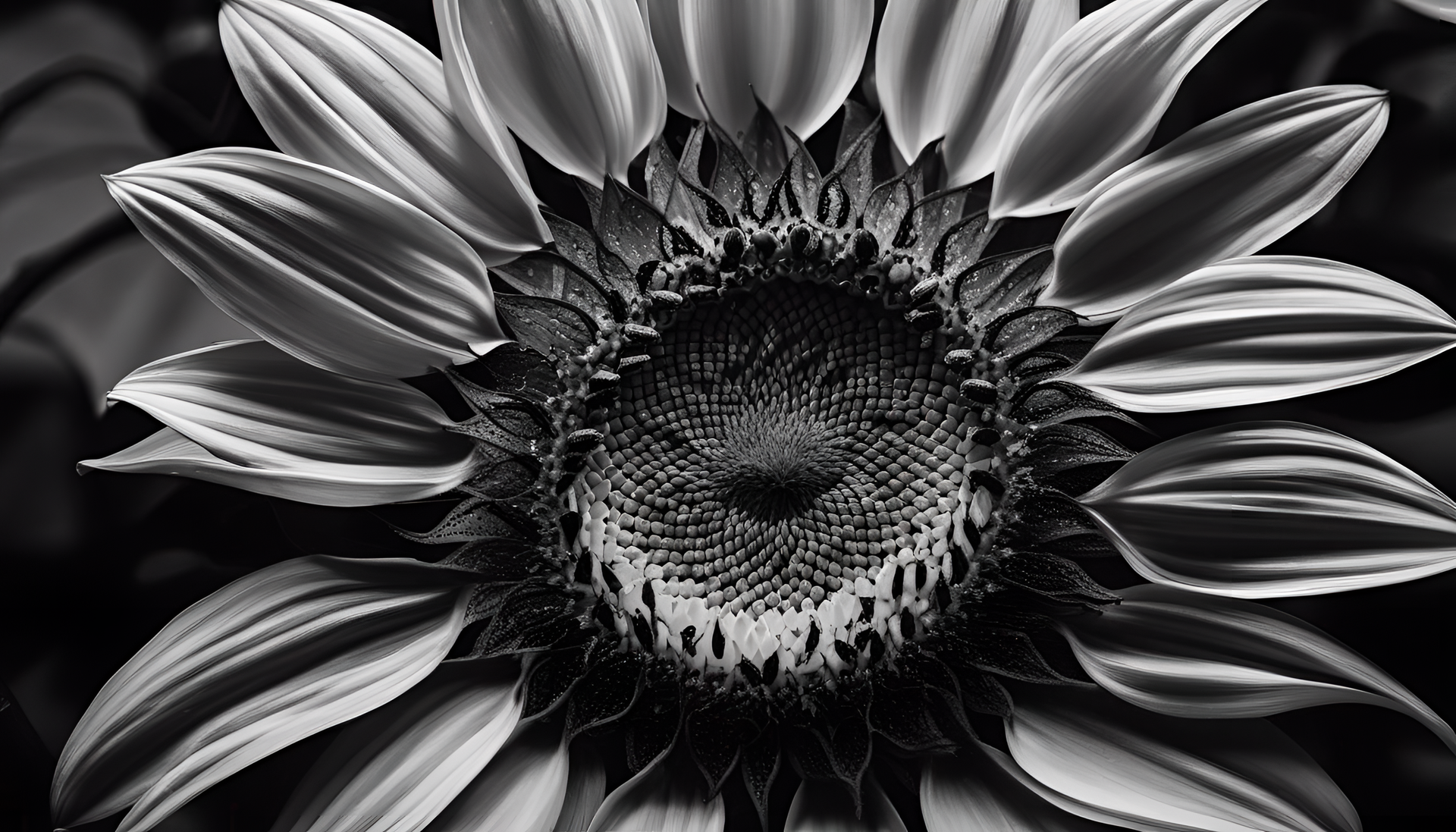 Bright yellow sunflower in full bloom with vibrant petals and a dark center.