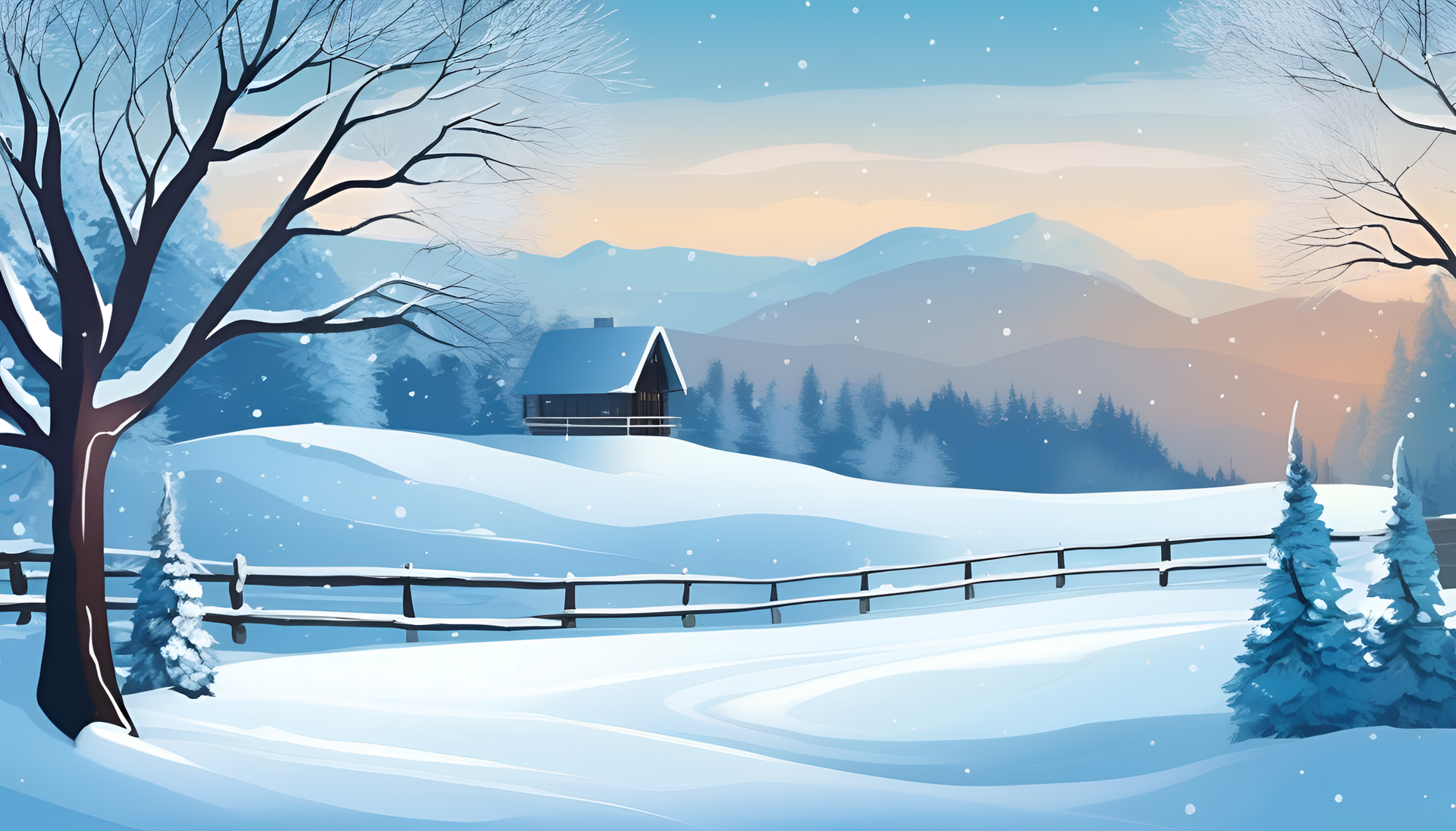 A Winter Background