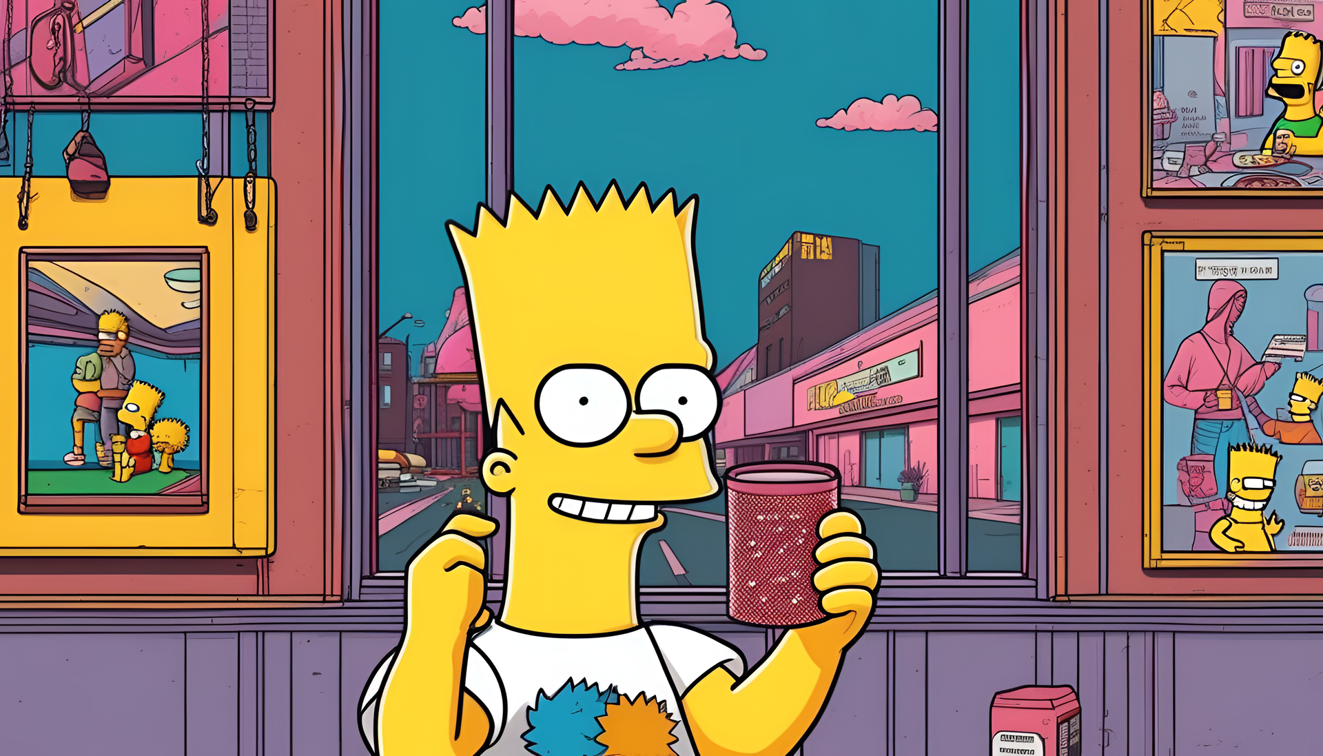 A Bart Simpson Wallpaper