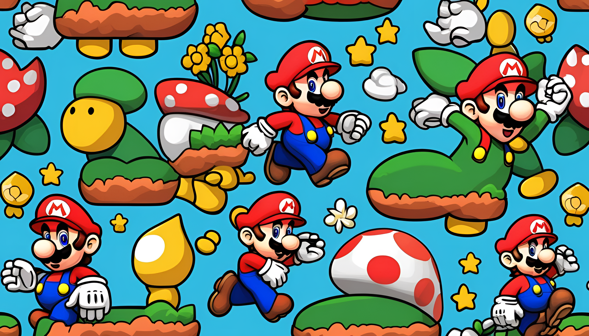 A Mario Background