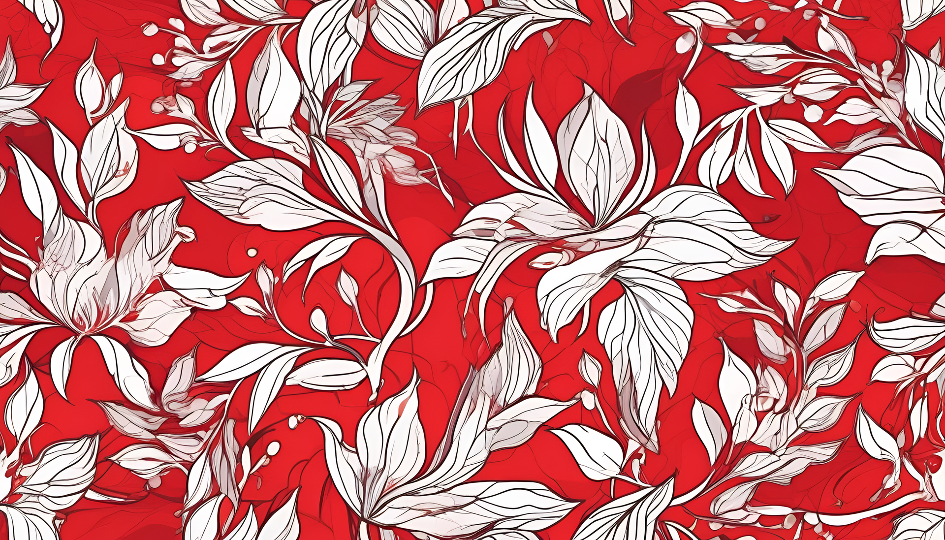 Vibrant red wallpaper