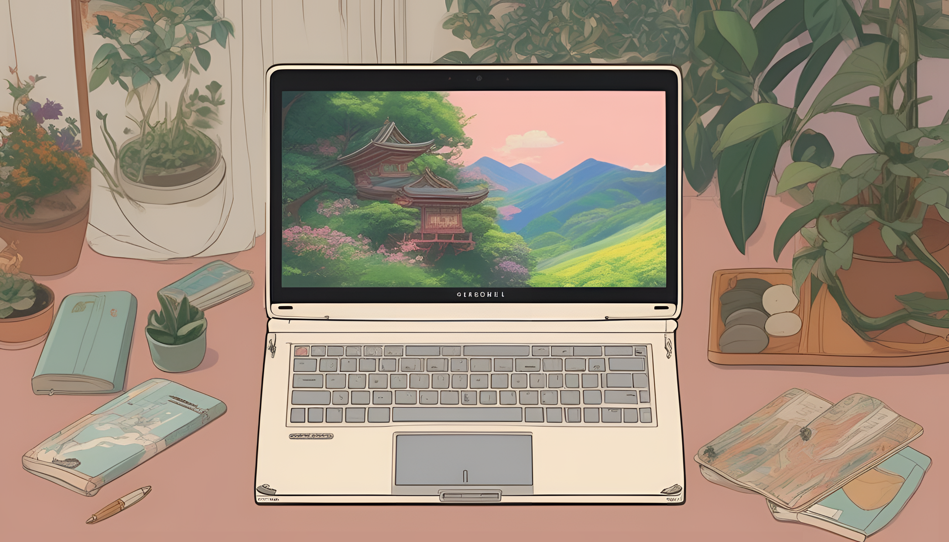 An Aesthetic Wallpaper Laptop