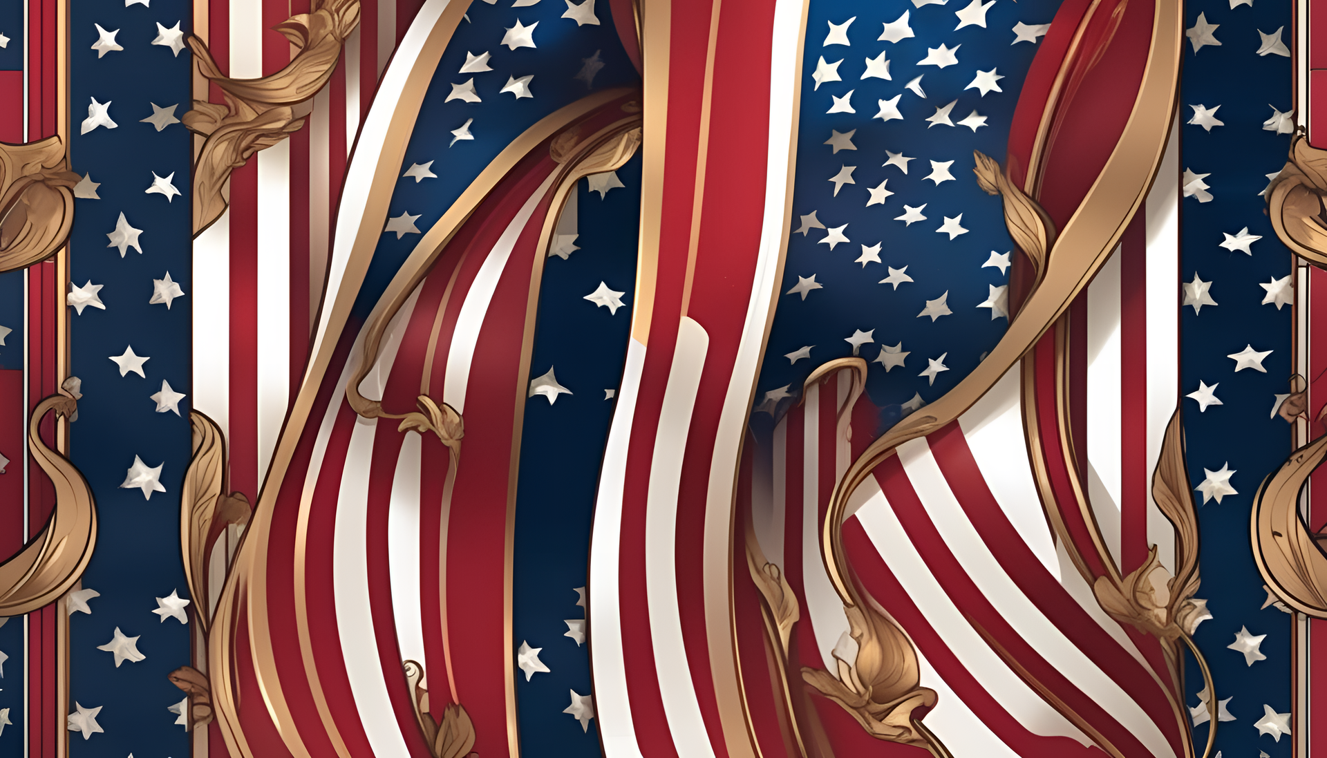 An American Flag Background