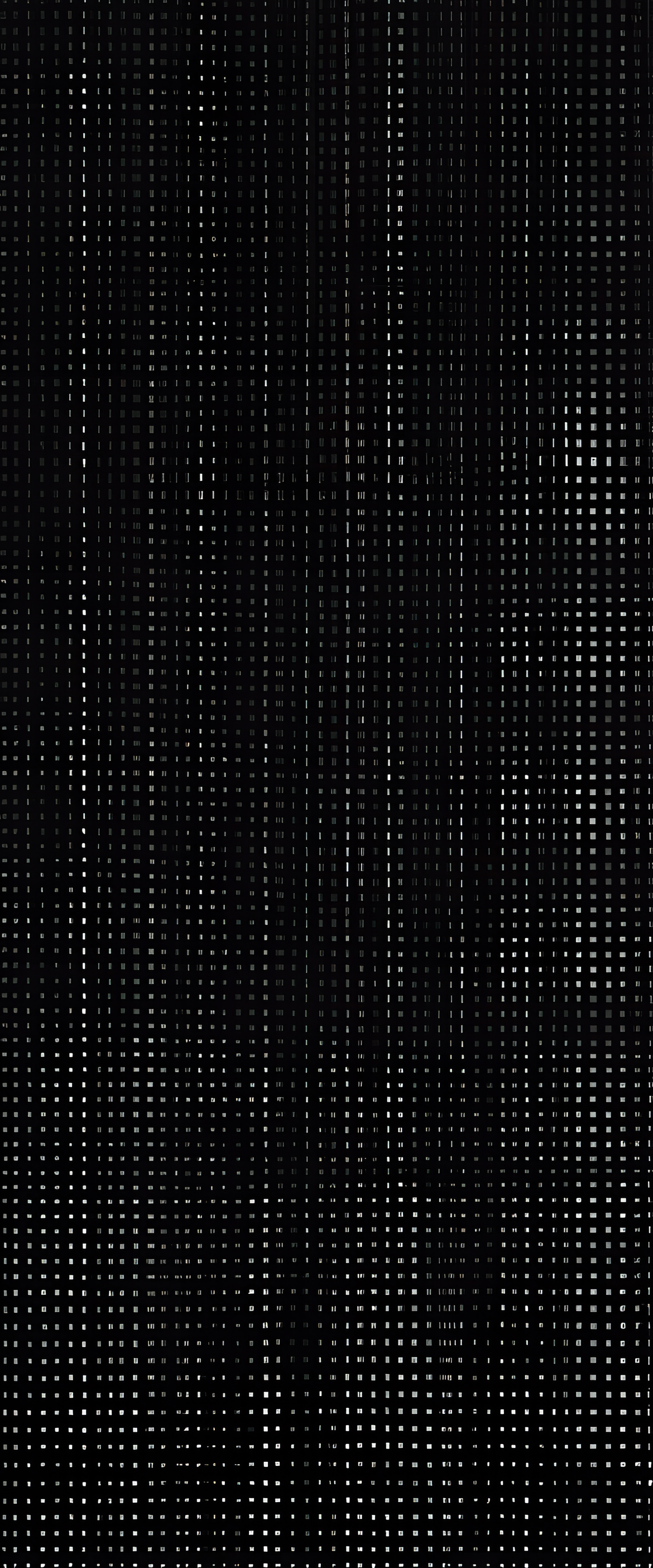 Minimalist black screen wallpaper with abstract pattern.