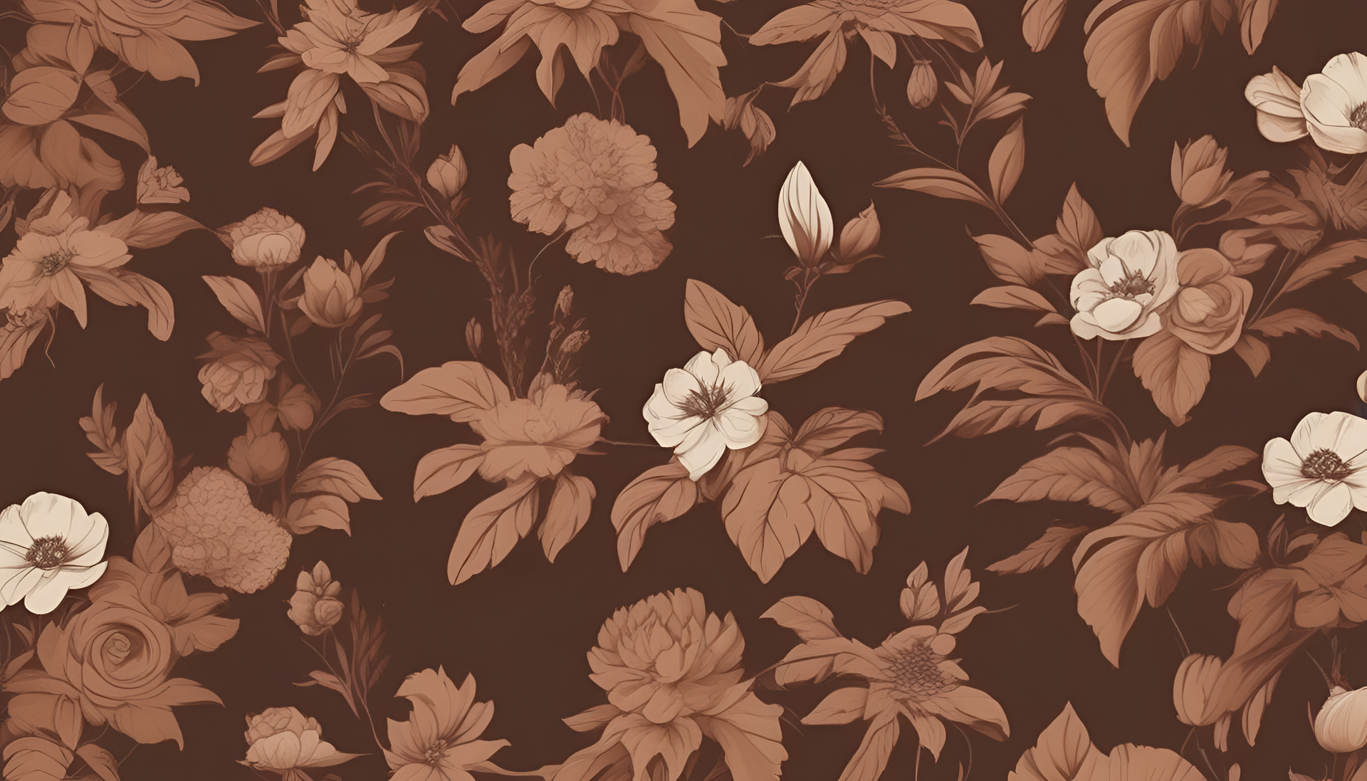 Matte brown aesthetic desktop wallpaper