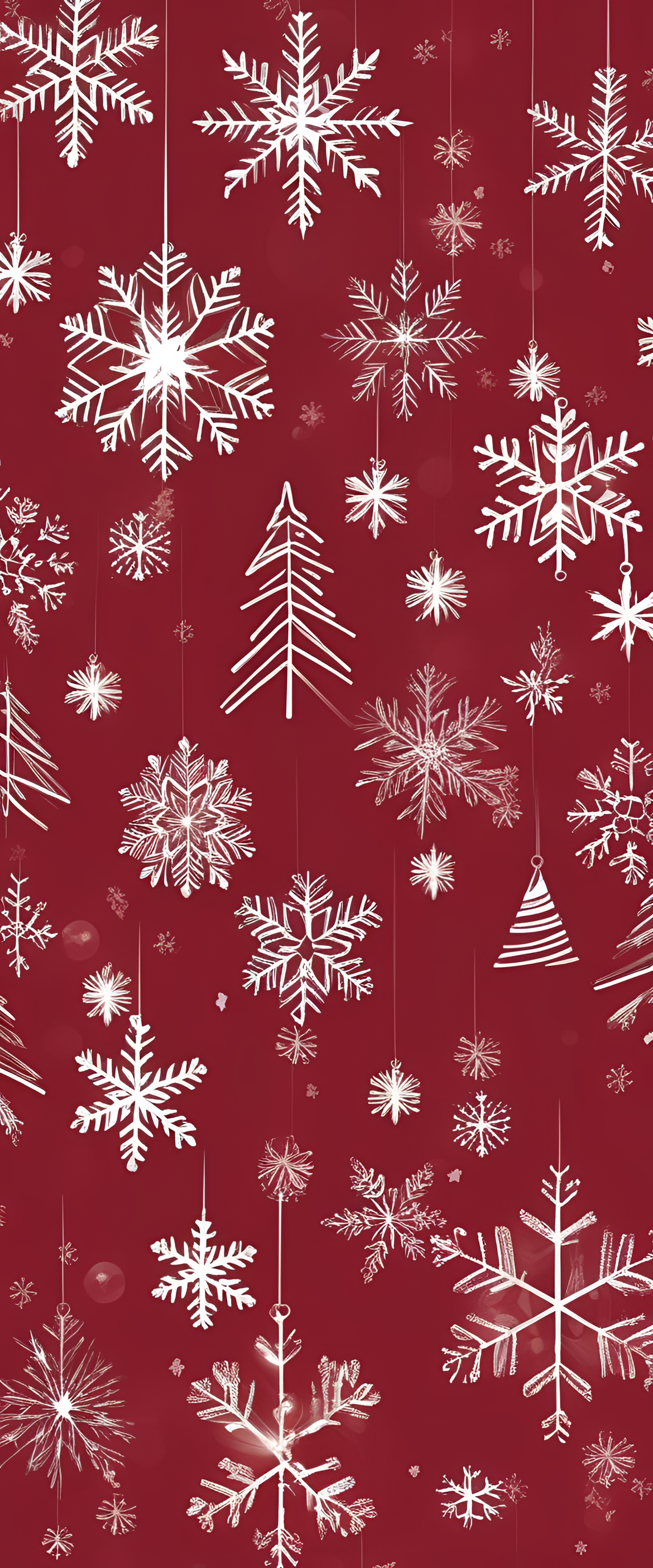 Christmas-themed matte wallpaper for phone.