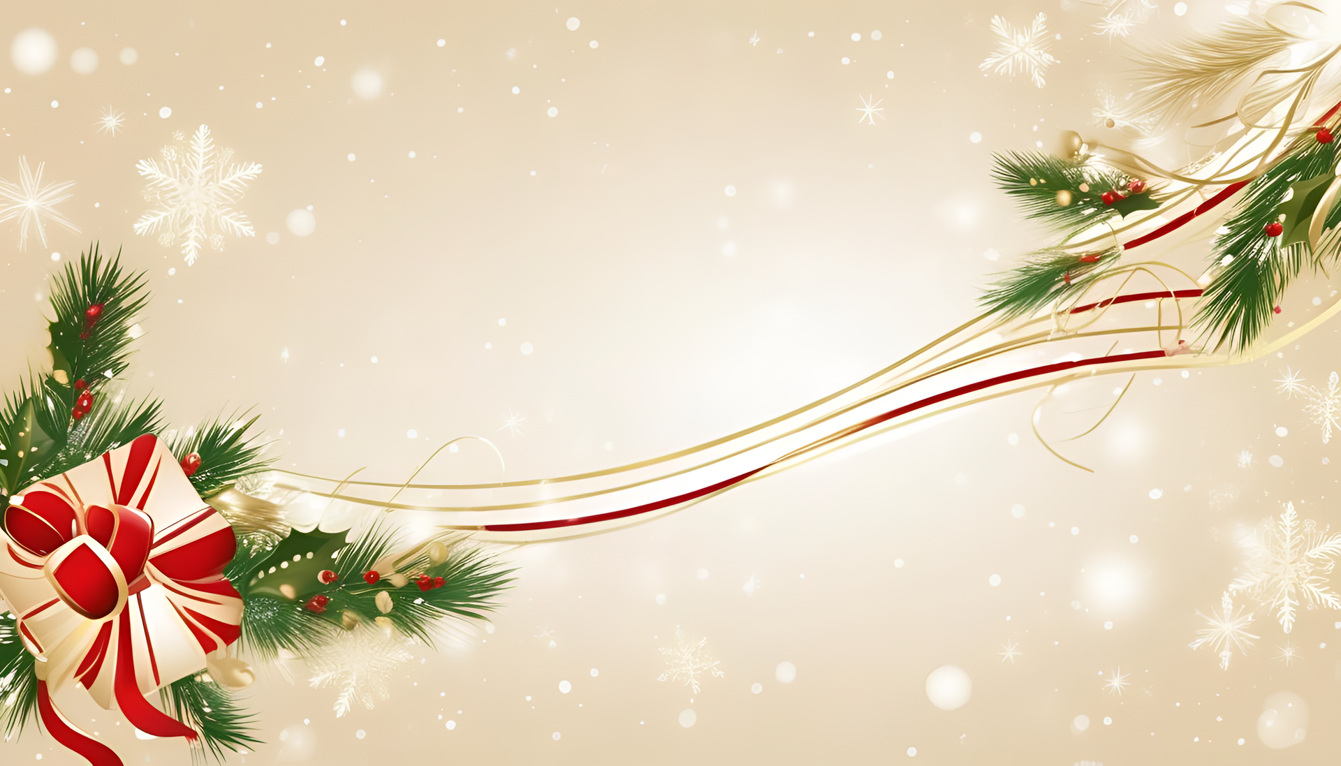 Stylized Christmas background in HD