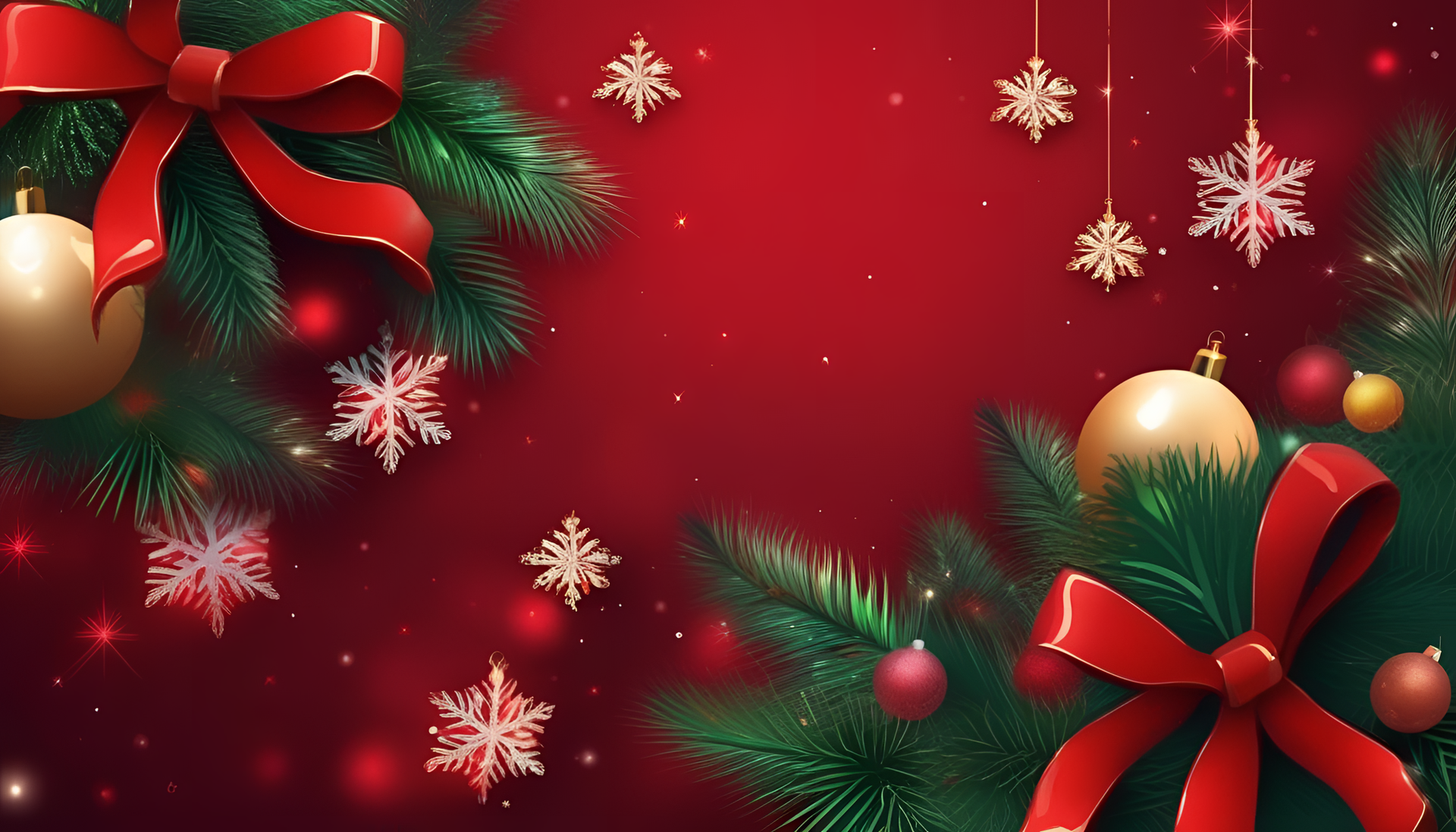 Vibrant and festive holiday-themed pattern with clashing colors.