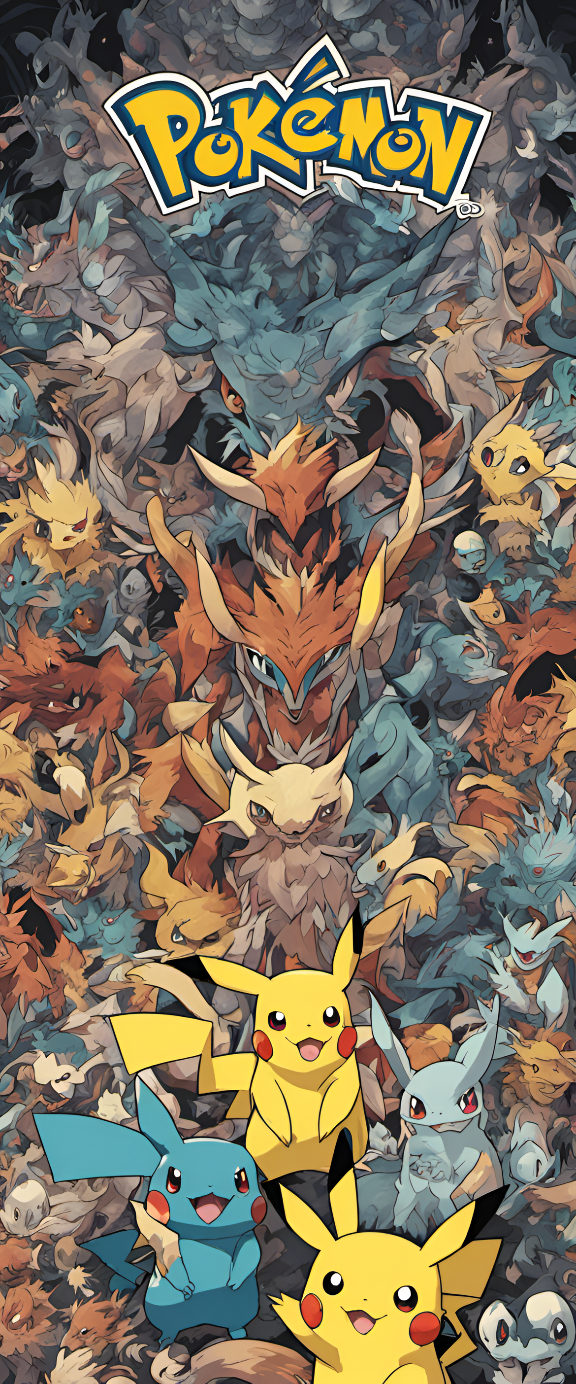 Elegant and intricate Pokemon wallpaper