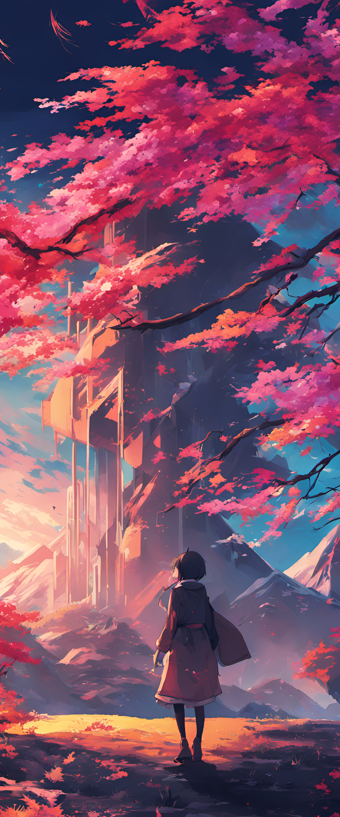 Colorful anime wallpaper with cool vibes.