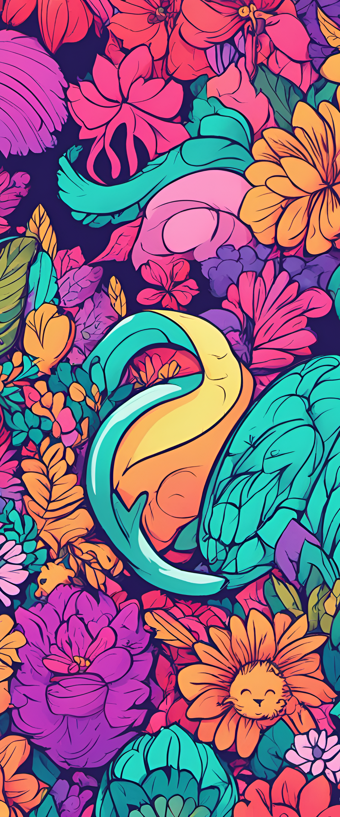 Vibrant, adorable wallpaper featuring a cute design.