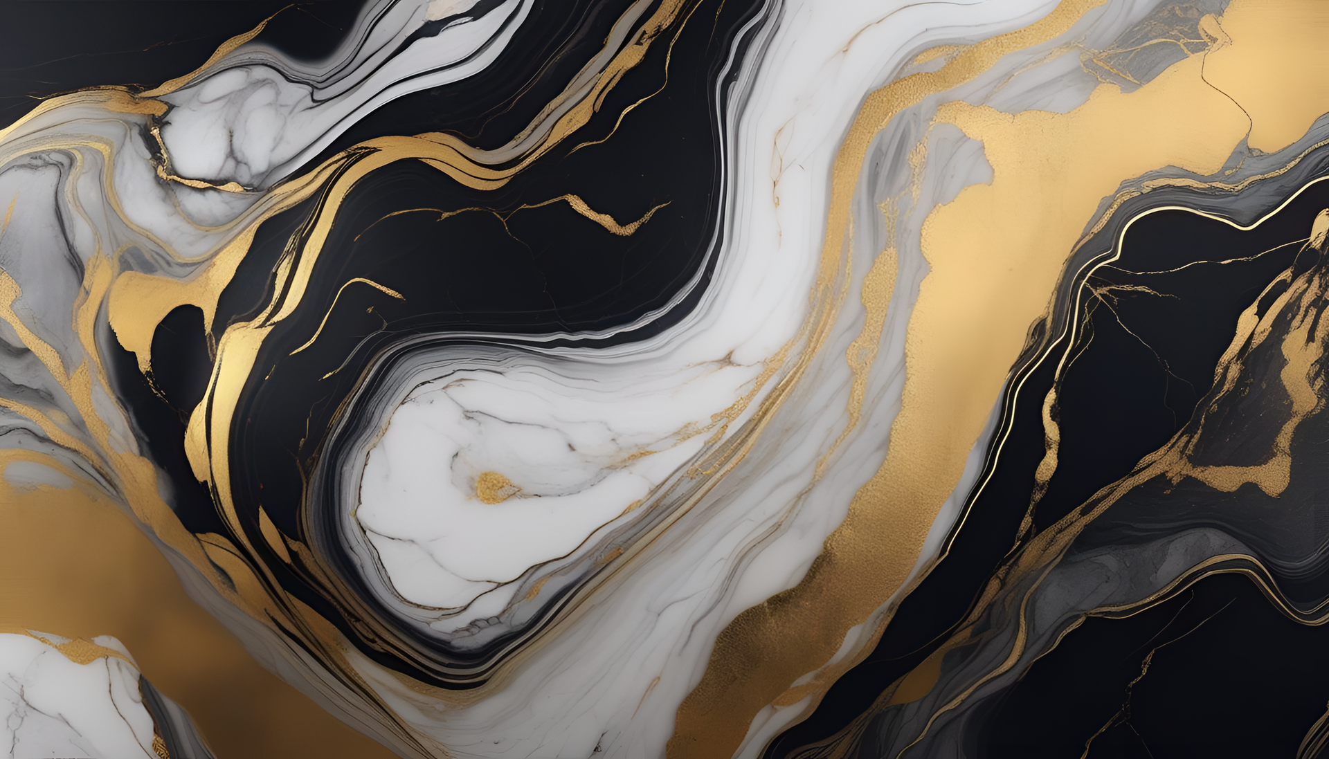 Marble pattern in gold tones on a dark background.