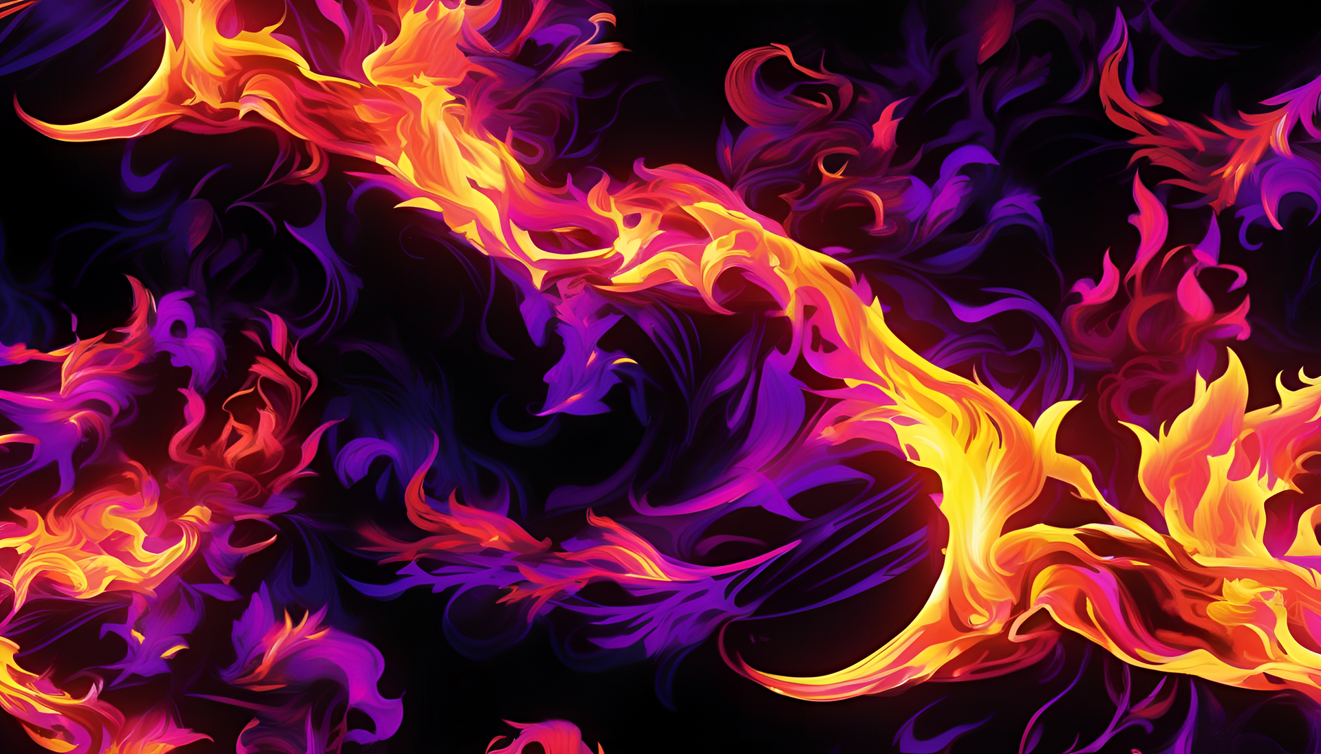 Fiery Abstract Background