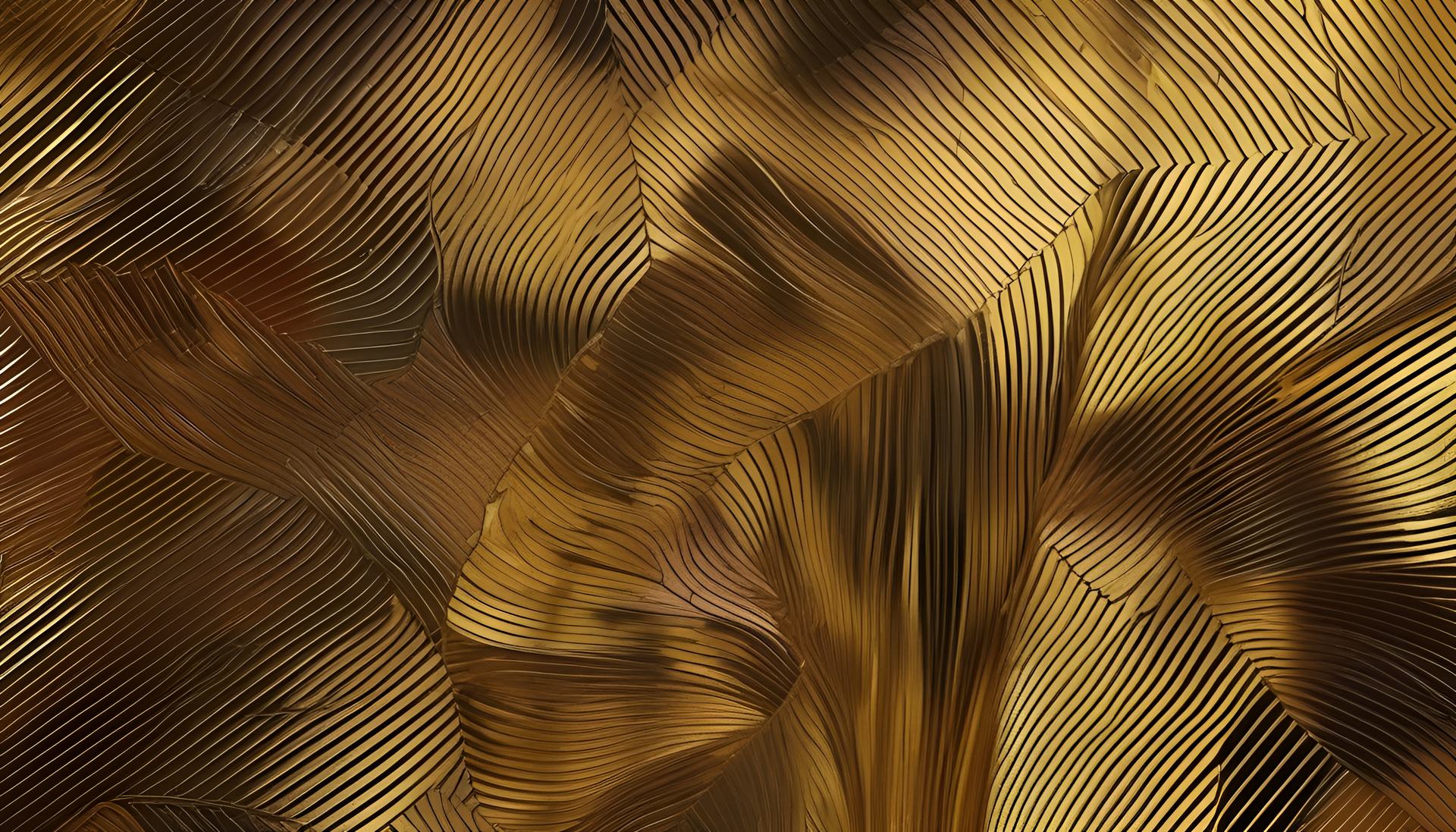 Golden abstract texture.