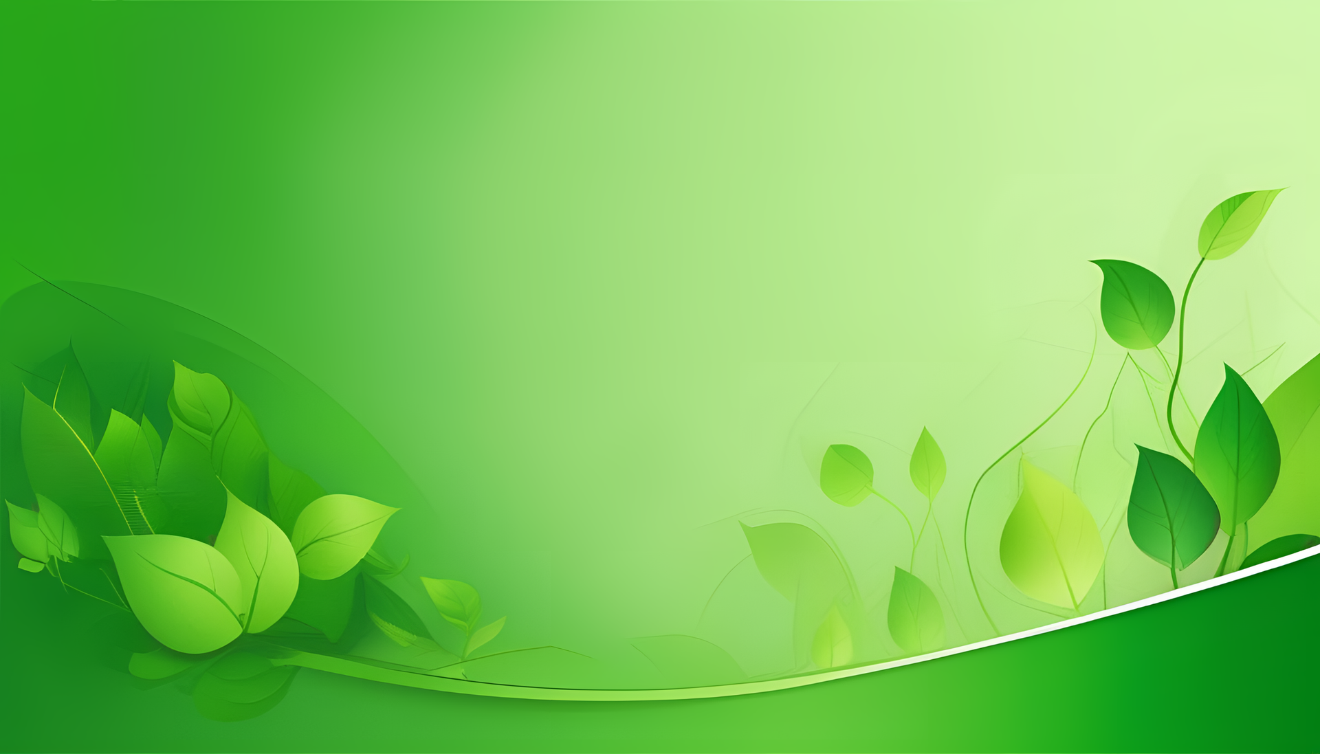 Vibrant green background with subtle texture.